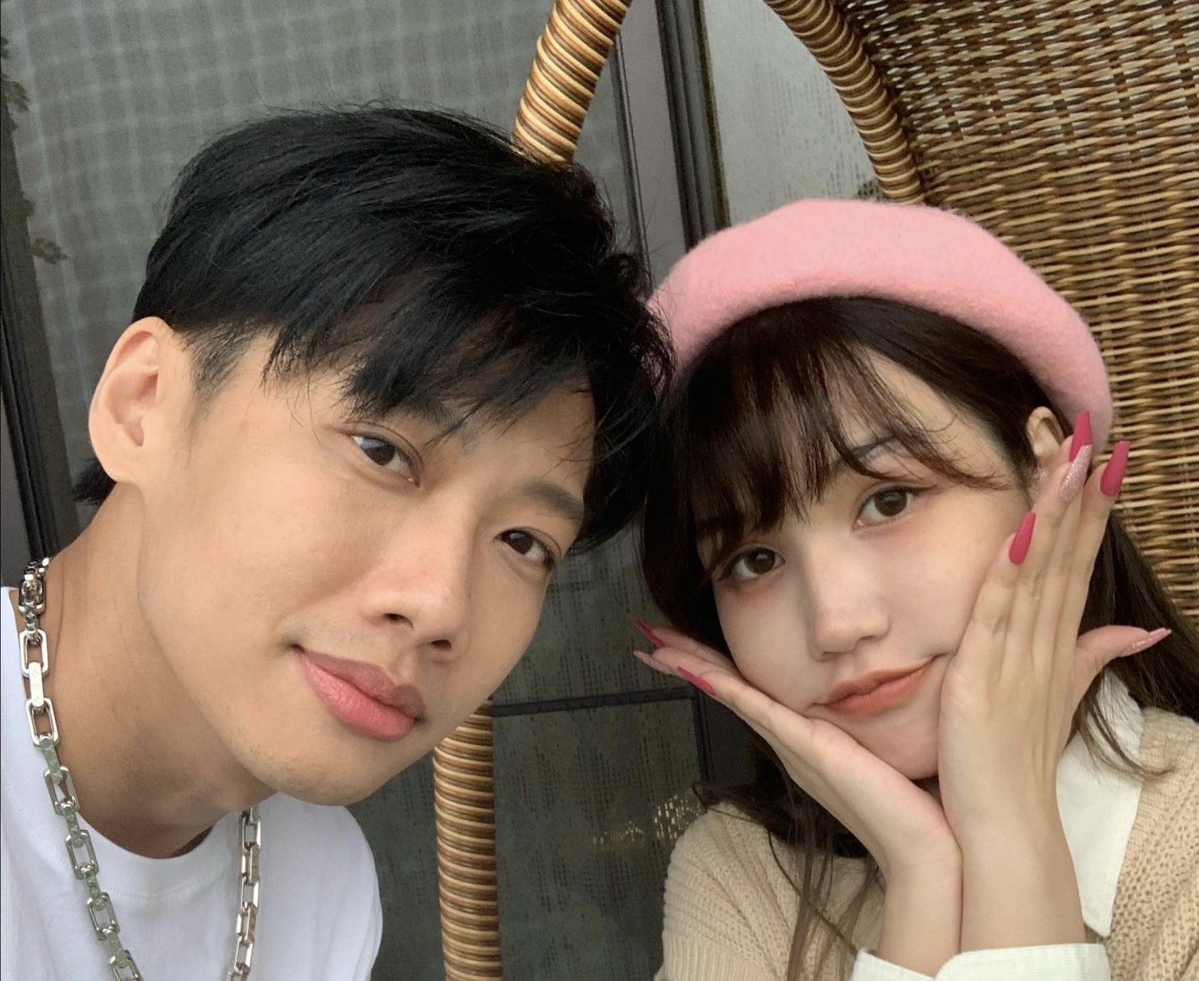 尼克和老婆Ashly婚後一心期盼新生命的到來。（翻攝自尼克臉書）
