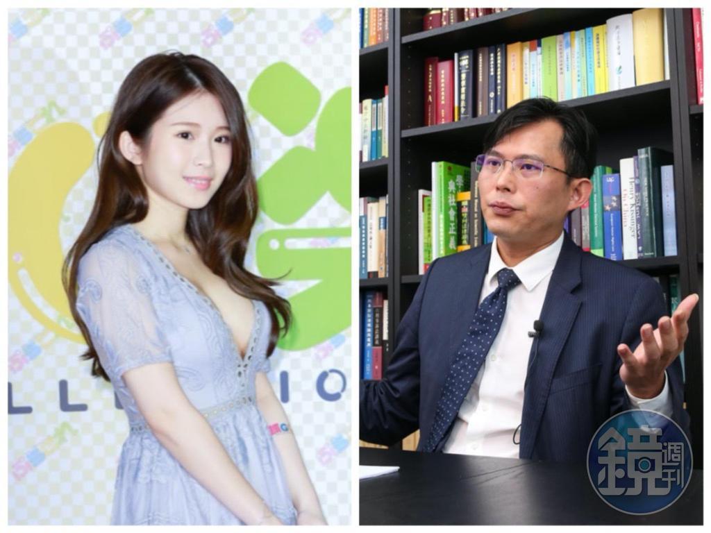 前立委黃國昌在臉書批王啟任「不肖律師」,此舉點燃雞排妹鄭家純怒火。(資料照)