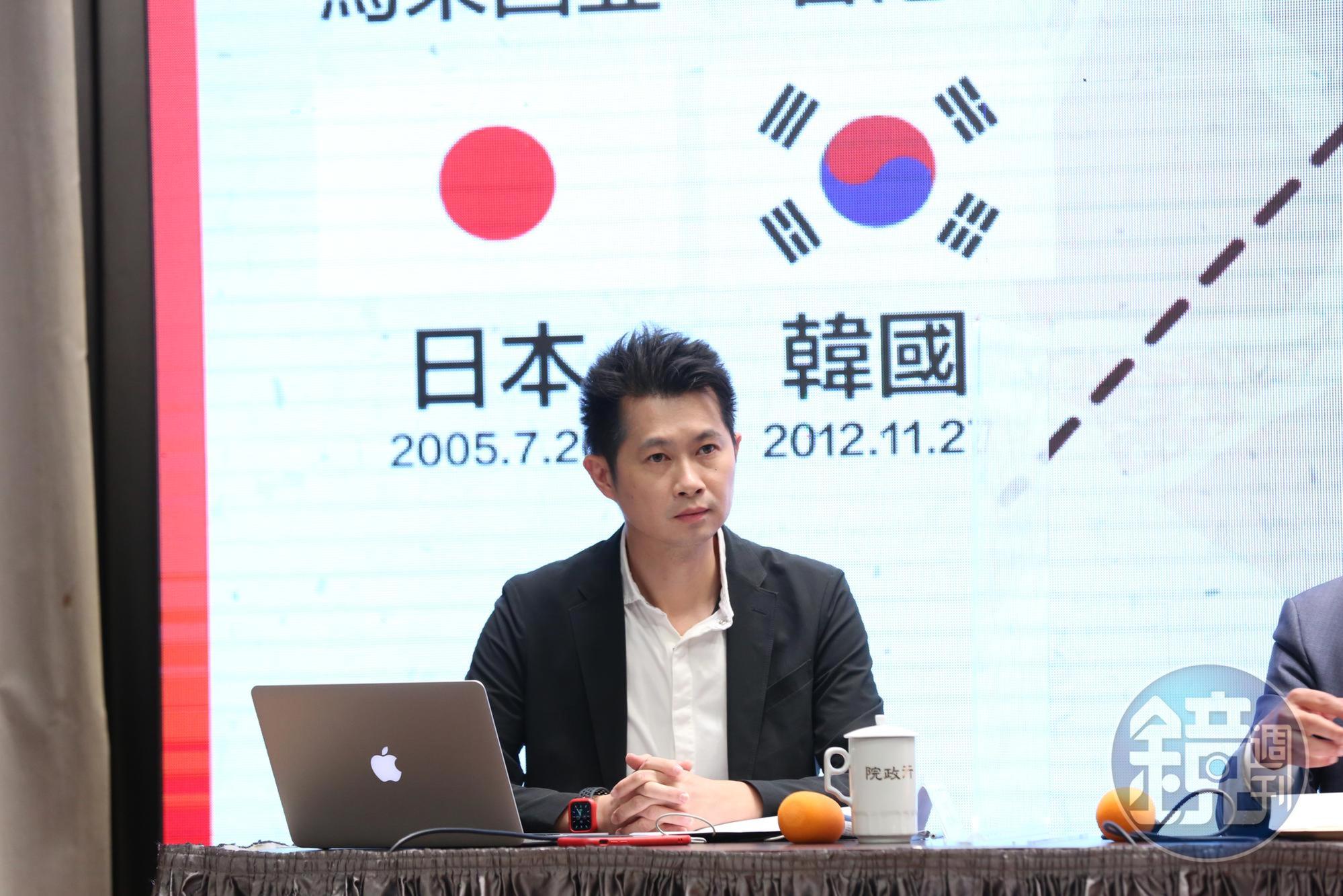 行政院前發言人丁怡銘任職約半年,離職時申報的存款較去年就職減少2萬元。(資料照)