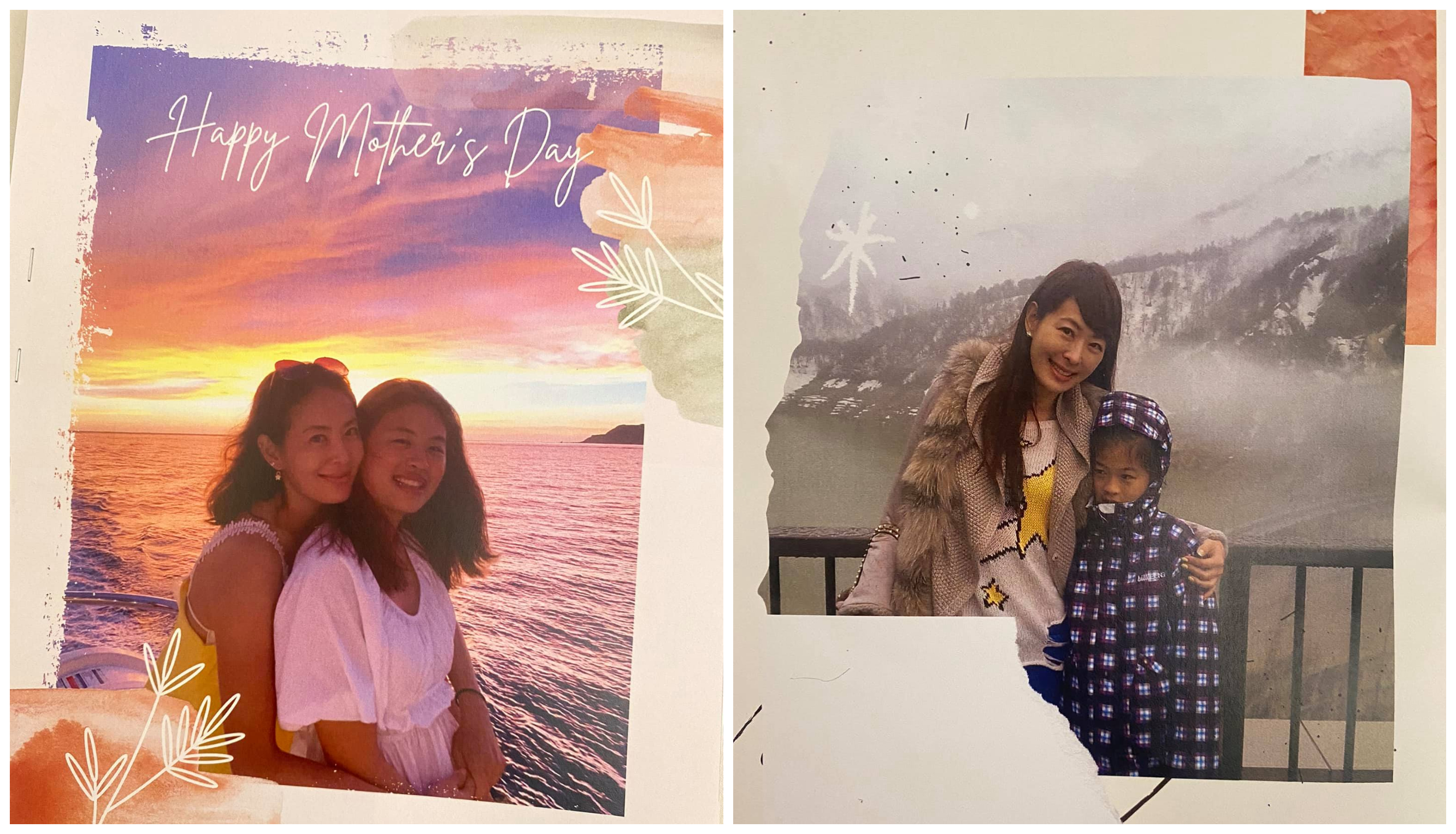 安安做了一本卡片書給賈永婕。(翻攝賈永婕臉書)