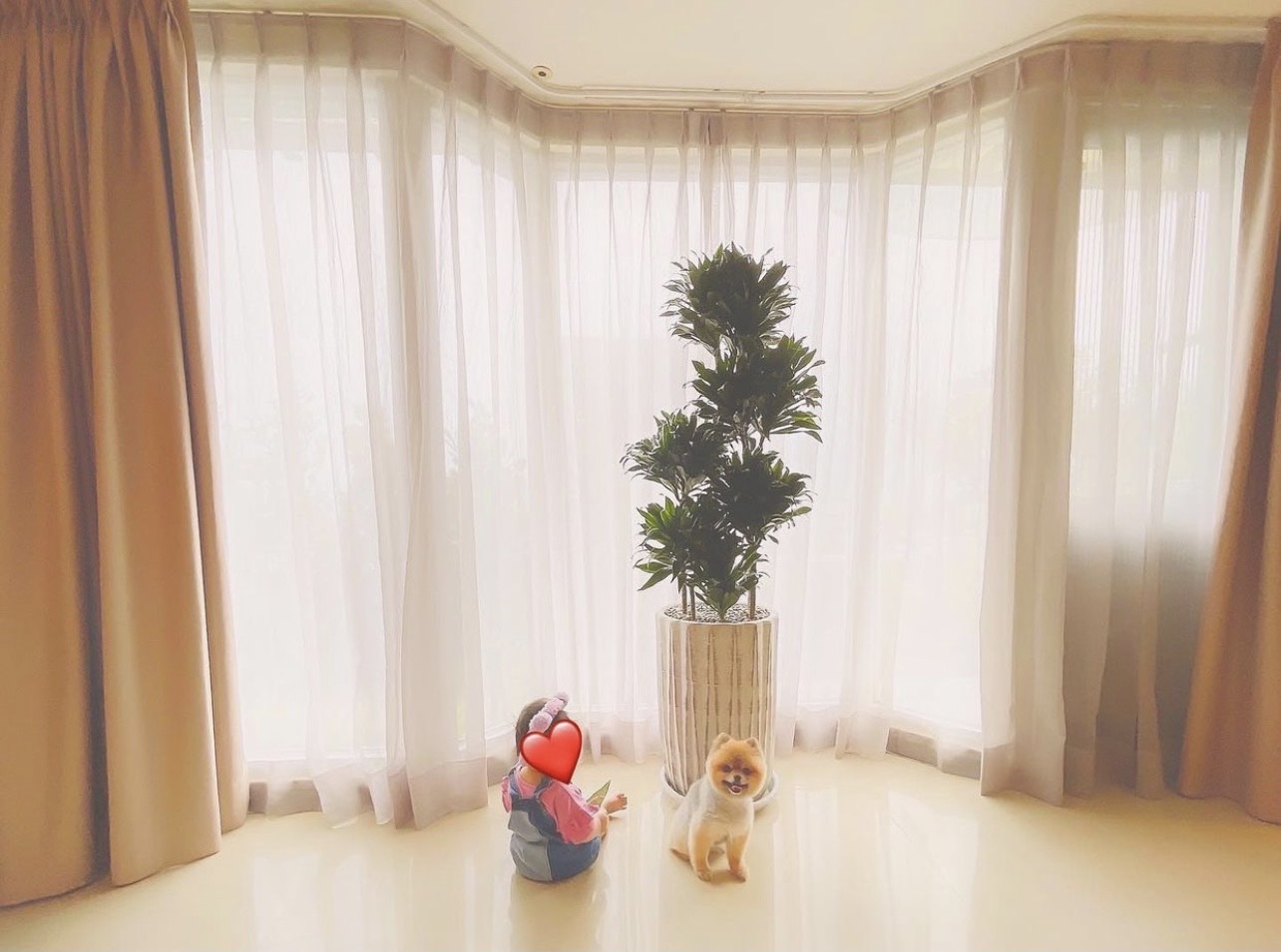 畢書盡還曬女兒照，直呼：「全世界最可愛就我女兒。」（翻攝自畢書盡IG)