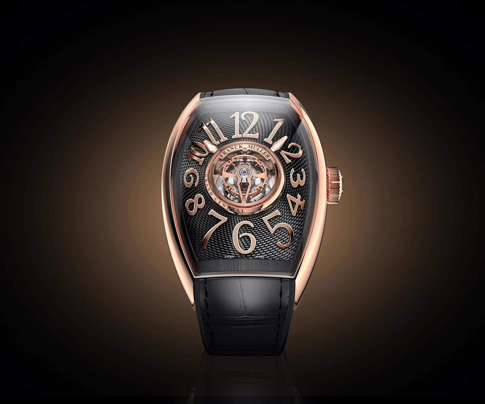 Grand Central Cintrée Curvex中置陀飛輪腕錶,定價NT$4,500,000。