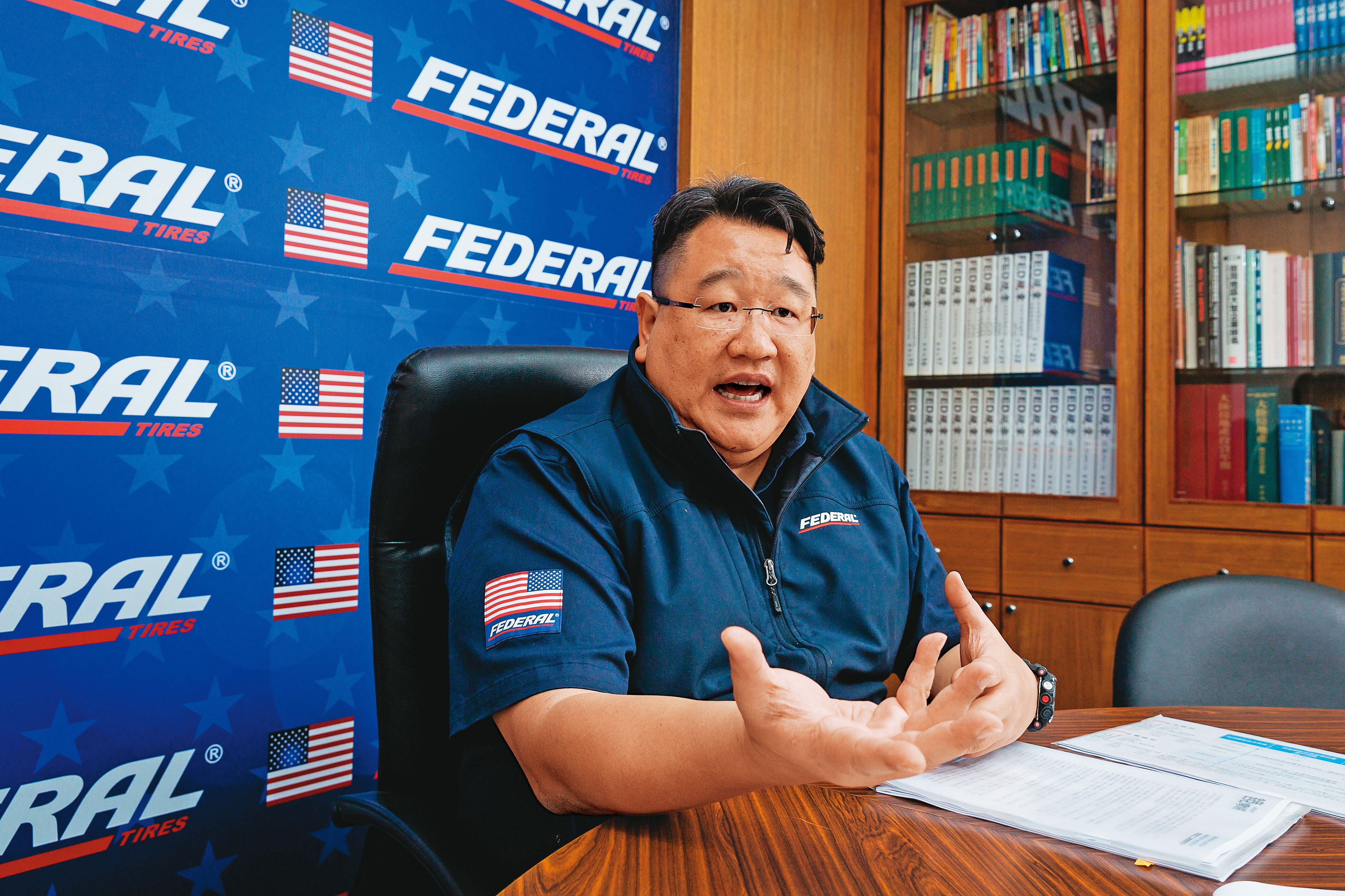 泰豐董座馬述健（圖）接受本刊專訪時，痛批林學圃掠奪南港是禿鷹。