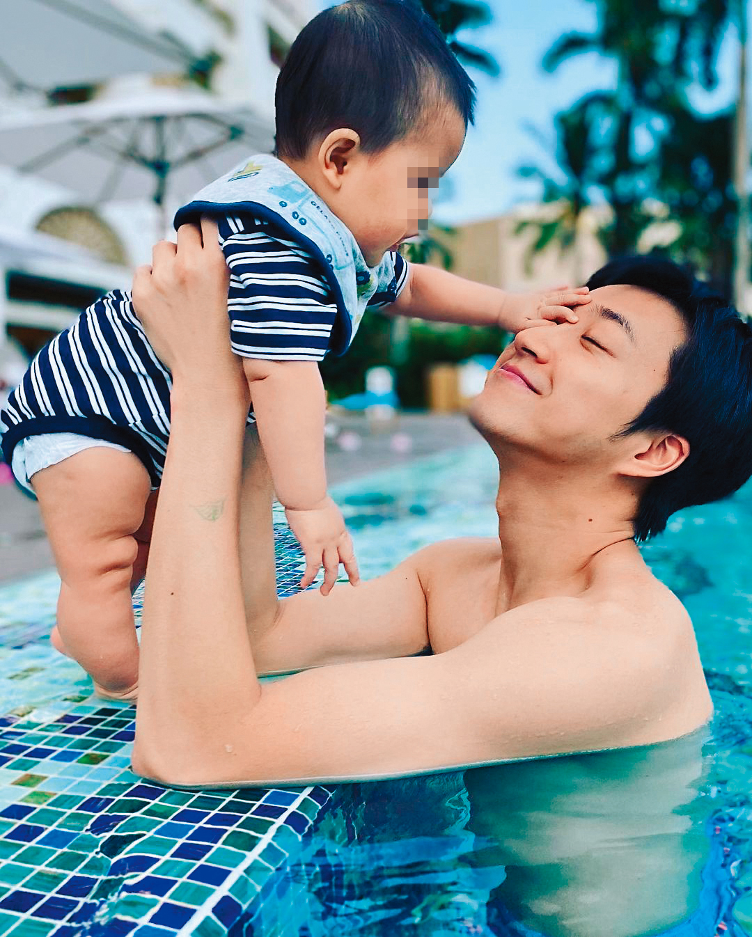 江宏傑不僅要工作，而且還要父代母職，加上家裡兩老，壓力頗大，短時間也瘦了不少。（翻攝自江宏傑IG）