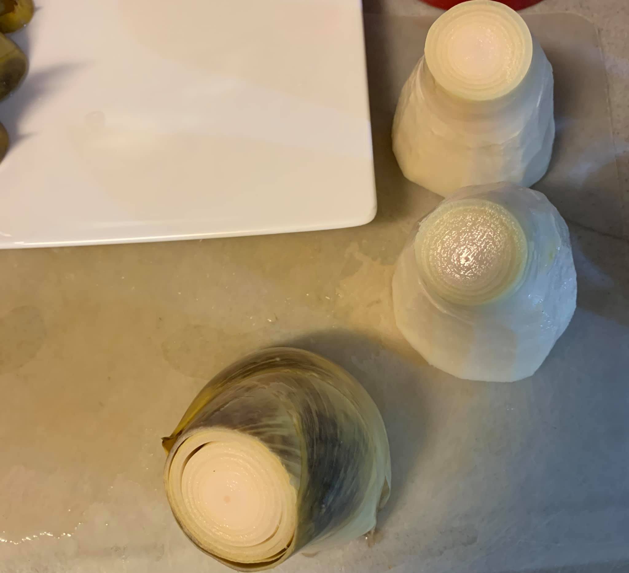 學添財日本料理的師傅厚切涼筍。