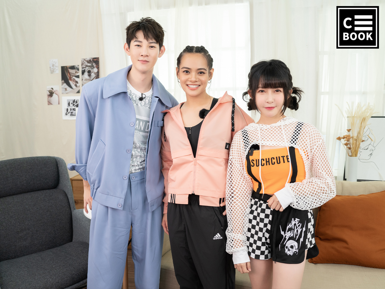 夏和熙與吱吱郭芝吟、阿樂暢談。（CBOOK提供）