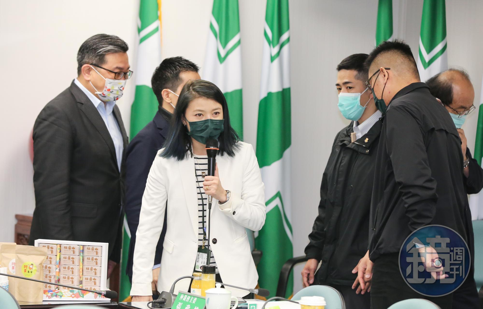 民進黨發言人顏若芳宣布暫緩舉行本週日(16日)施政說明會,6月8日前相關說明會也都暫停辦理。(資料照)