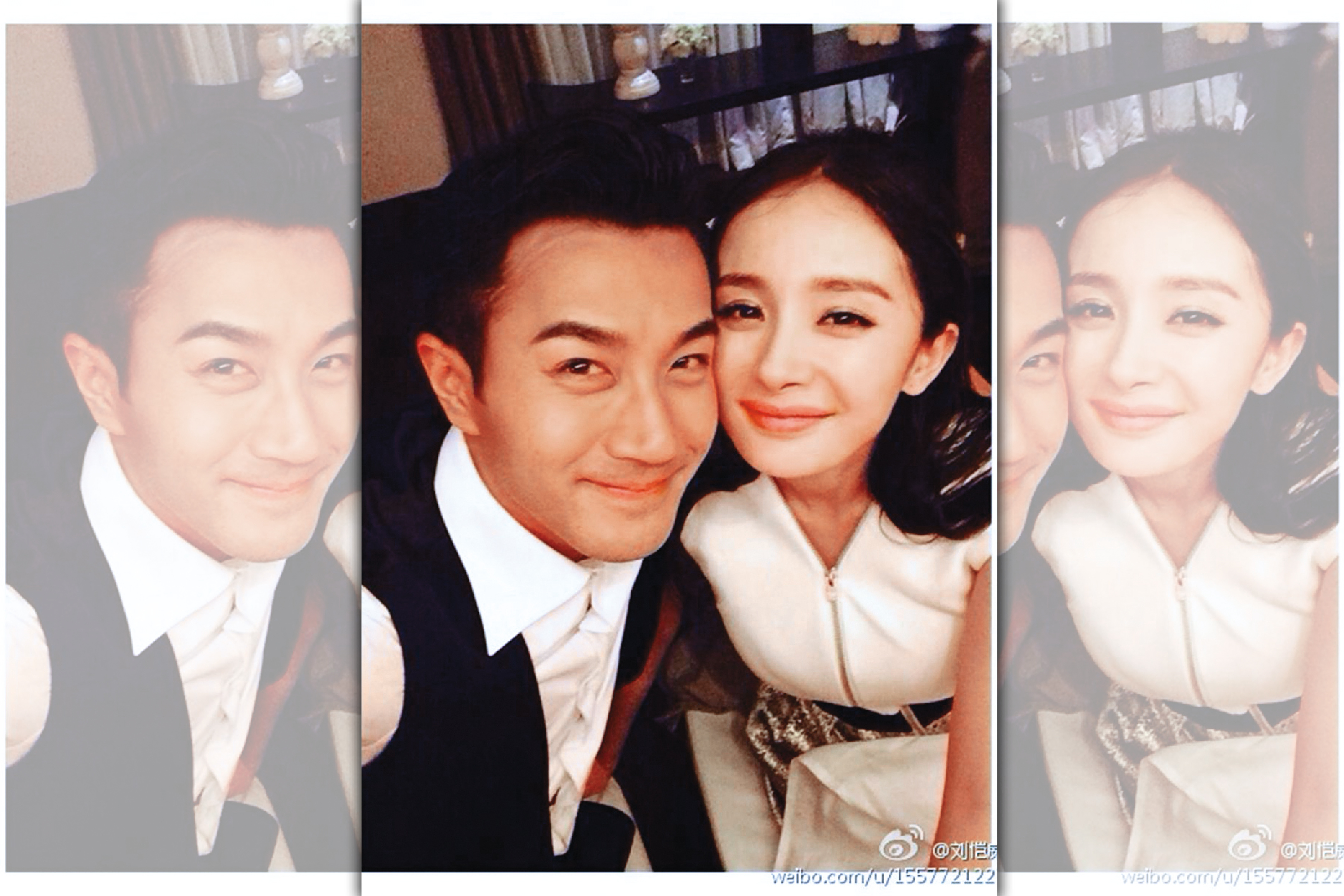 楊冪和劉愷威結婚僅四年多就離婚，楊冪恢單後搶錢能力更大增。（翻攝自劉愷威微博）