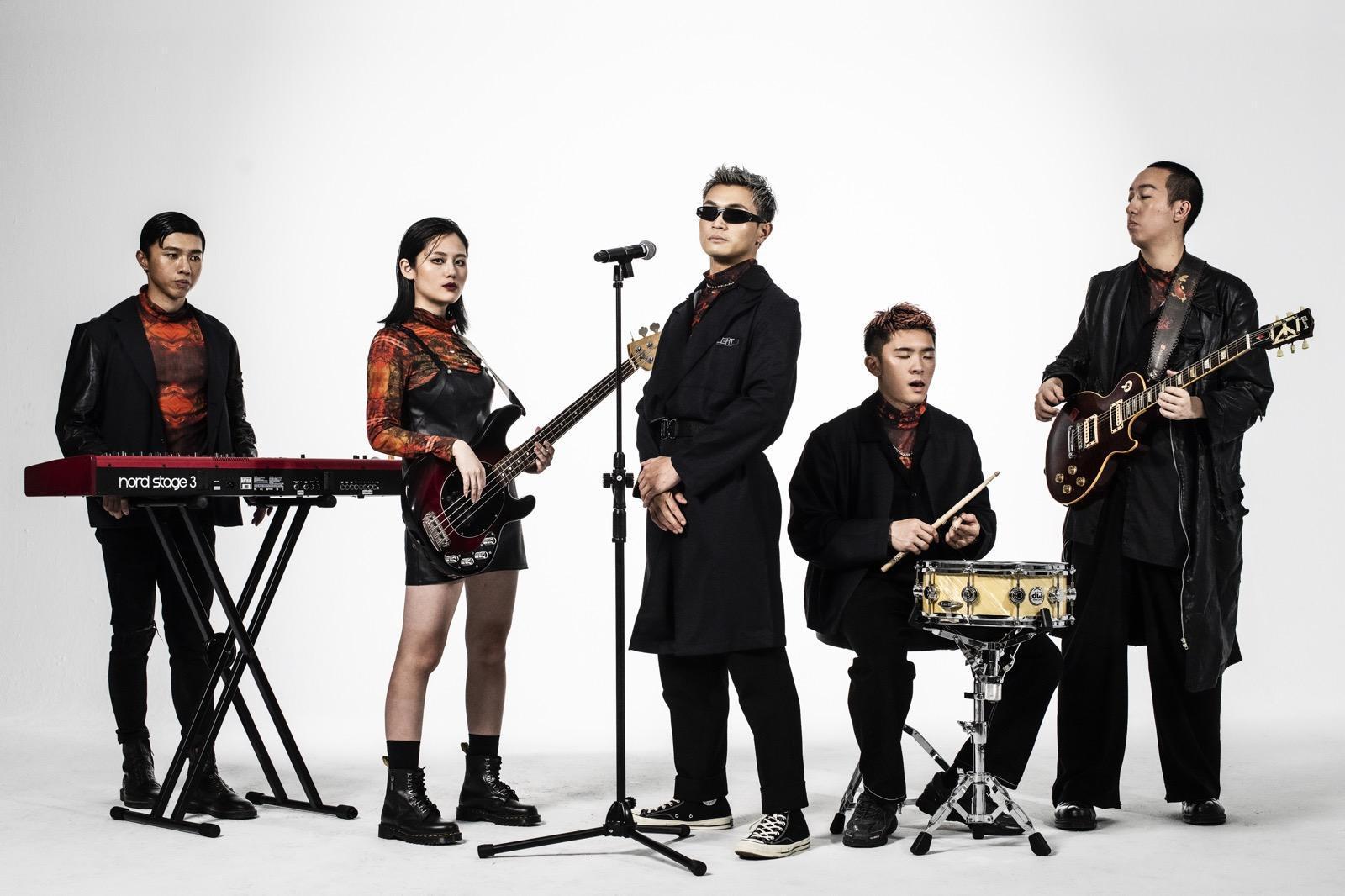 台灣獨立音樂樂團「美秀集團」近年活躍台灣各大音樂祭，充滿台味的唱腔、低俗幽默的歌詞吸引眾人。（RED BULL提供）