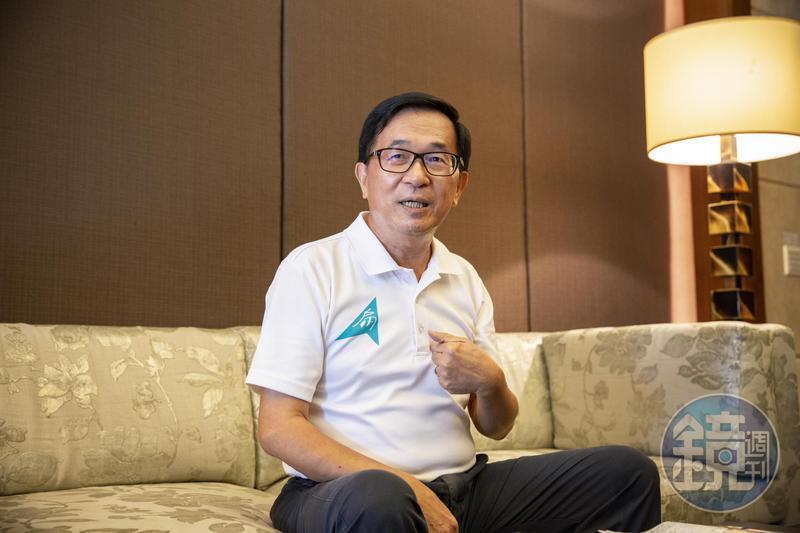前總統陳水扁在臉書表示，今（13日）下午1點半將前往高雄長庚醫院醫學大樓施打疫苗。（本刊資料照）