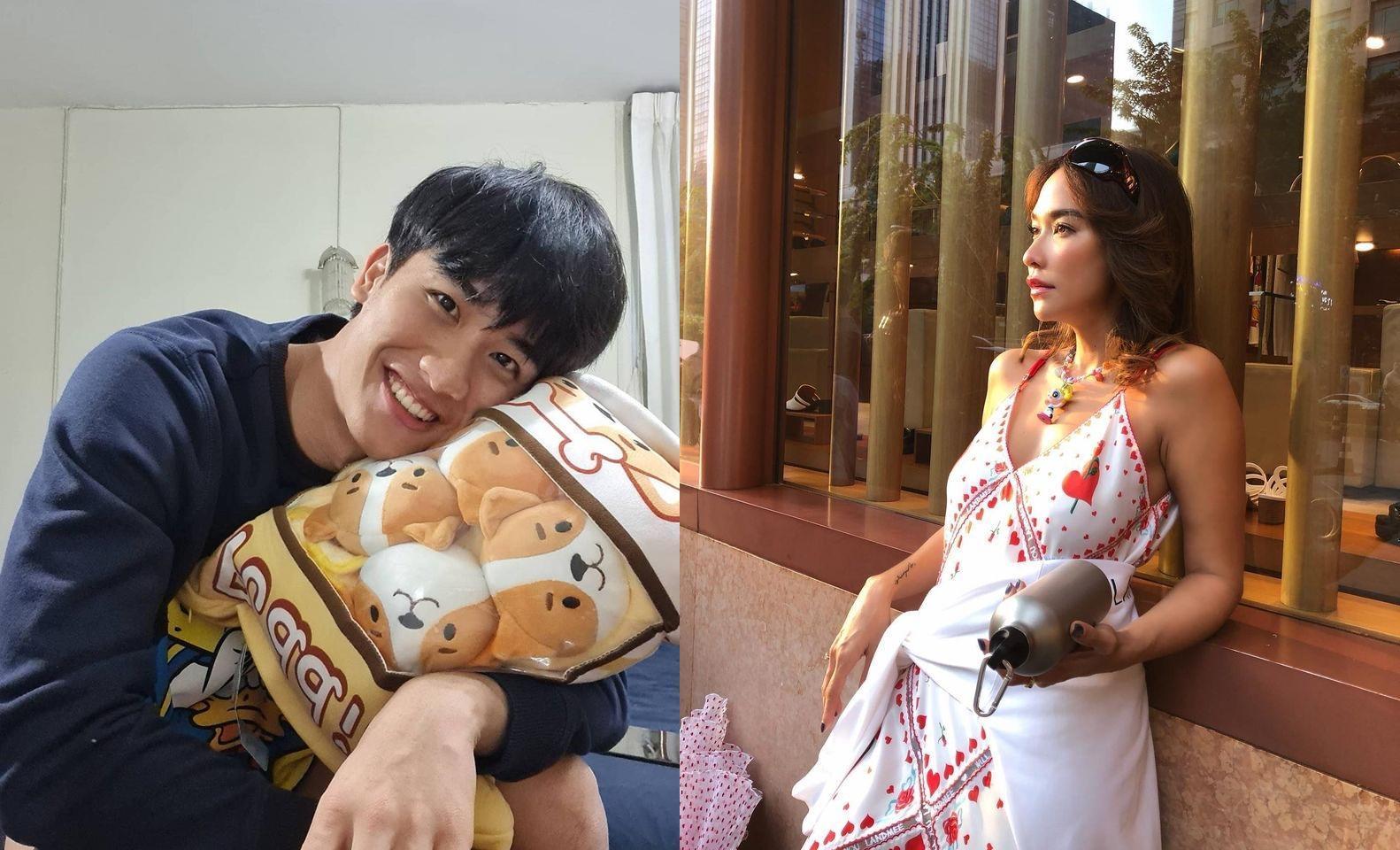 Tawan(左)出院,而女星Ploy(右)已入院治療。(翻攝自Tawan、Ploy IG)