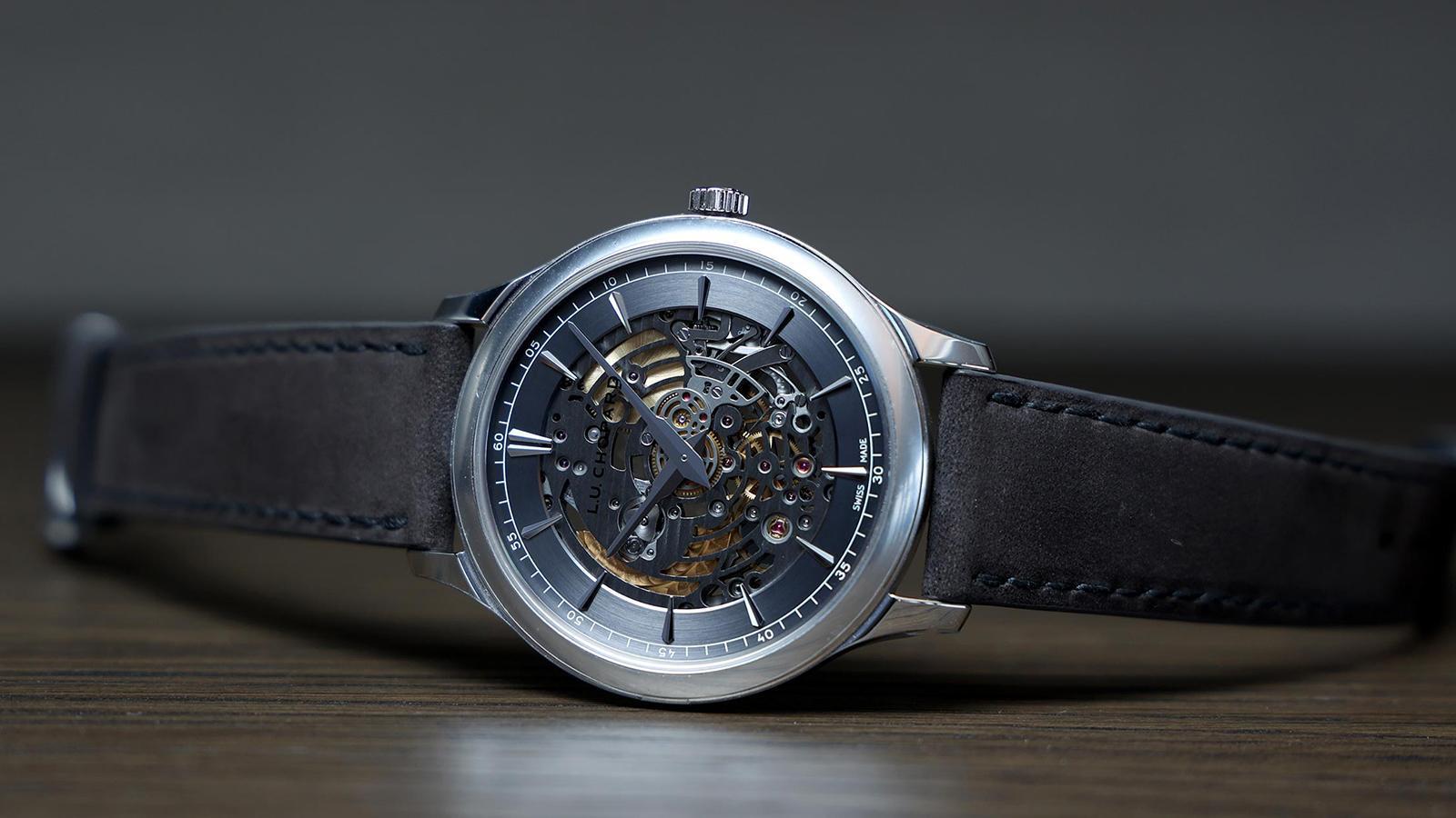 L.U.C XP Skeletec｜錶徑40mm／18K白金錶殼／L.U.C 96.17-S自動上鏈機芯／時、分指示／防水30米／限量50只／建議售價NT$ 901,000