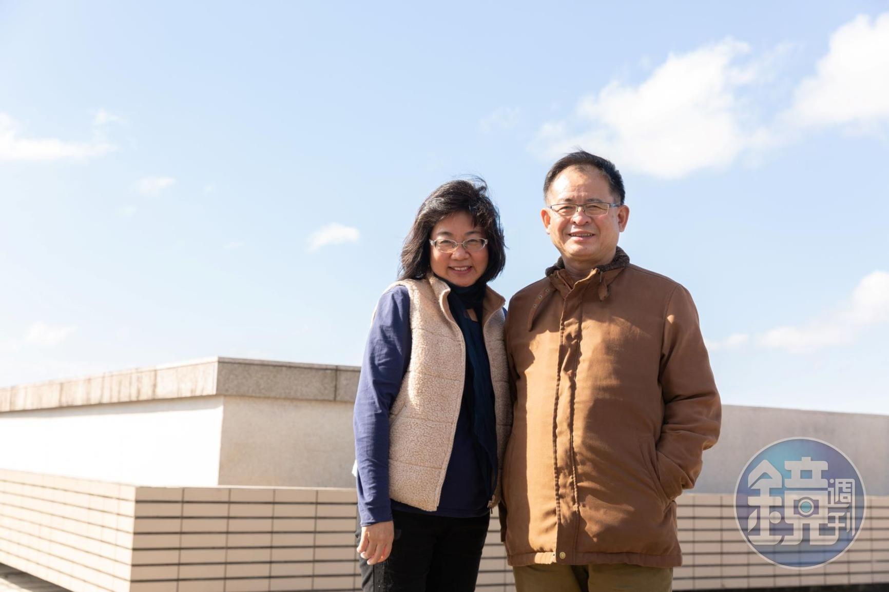 導演魏郁蓁(左)和製片徐國揚(右)耗時7年拍攝紀錄片《阿查依蘭的呼喚》,希望觀眾更認識排灣族文化。