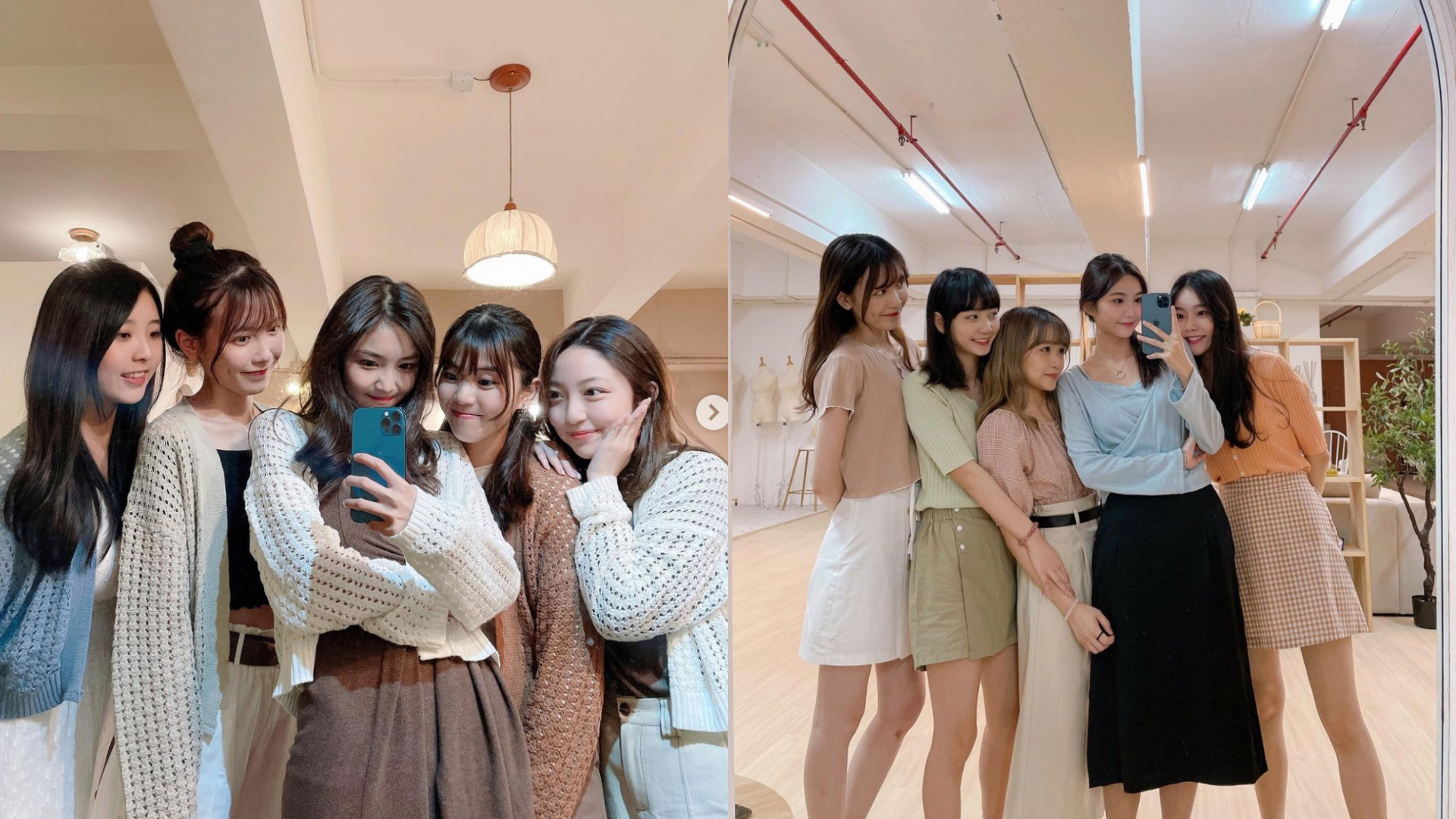 服飾店的員工們各個都有高顏值。（翻攝自wwhitetale IG）