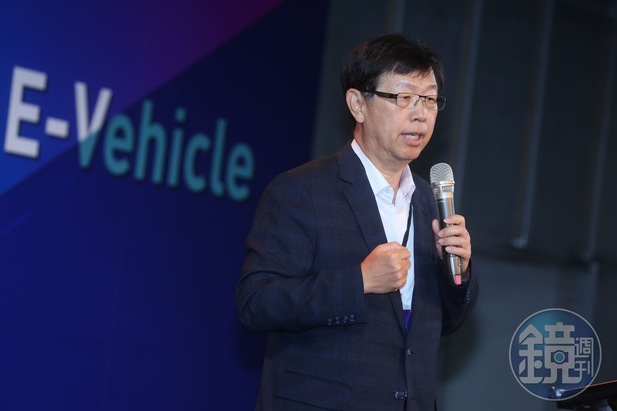 外界關心電動車進度，董事長劉揚偉做出說明。（本刊資料照）