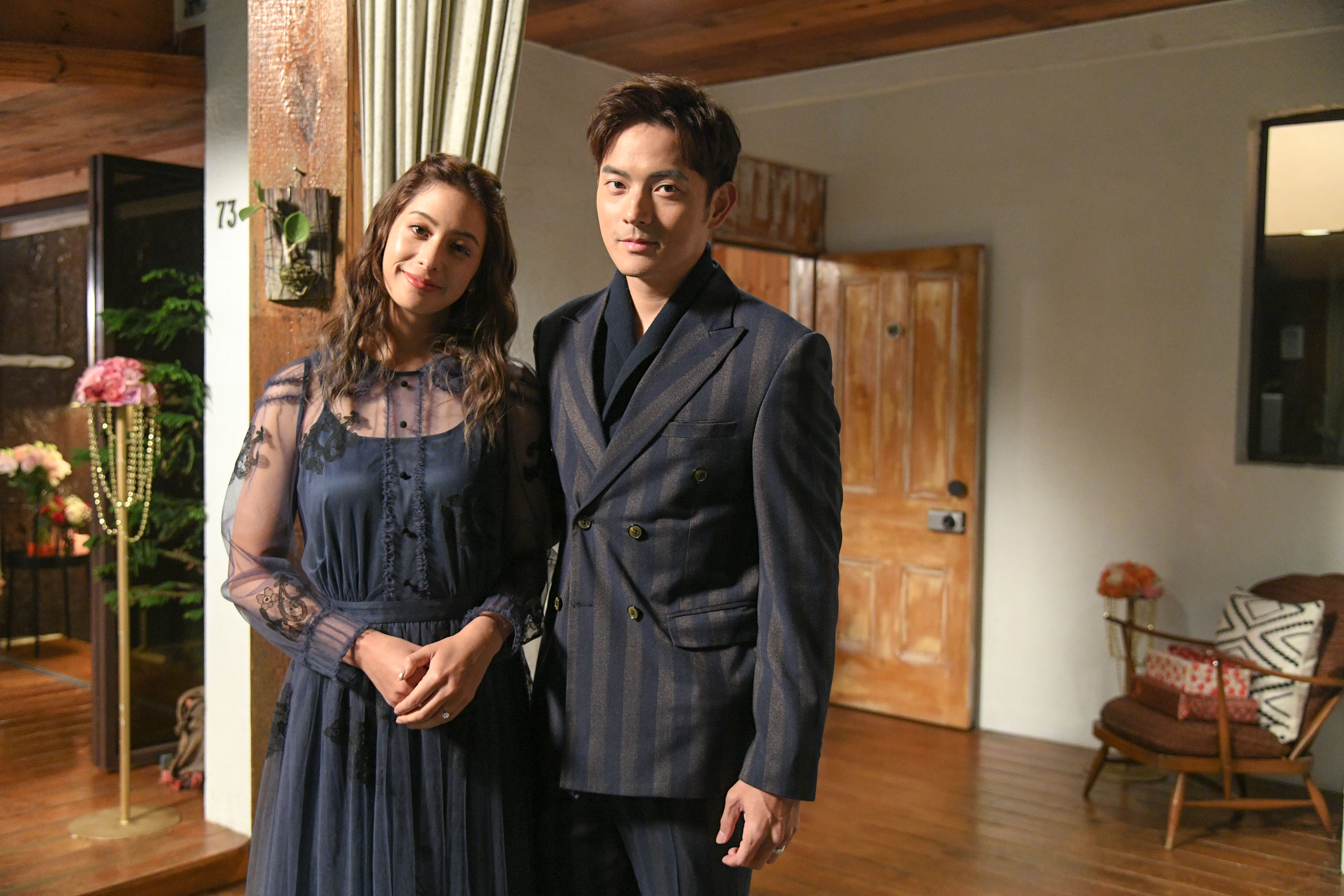 宥勝（右）在《戀愛是科學》飾演莫允雯（左）的高富帥前夫。（三立提供）