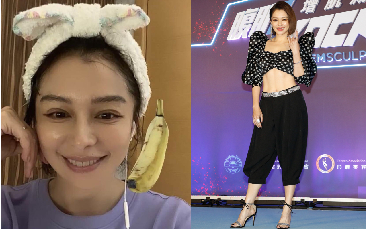 徐若瑄開直播呼籲網友待在家做好防疫，「好好地活著是目前最重要的事！」（翻攝自徐若瑄IG、本刊資料照）