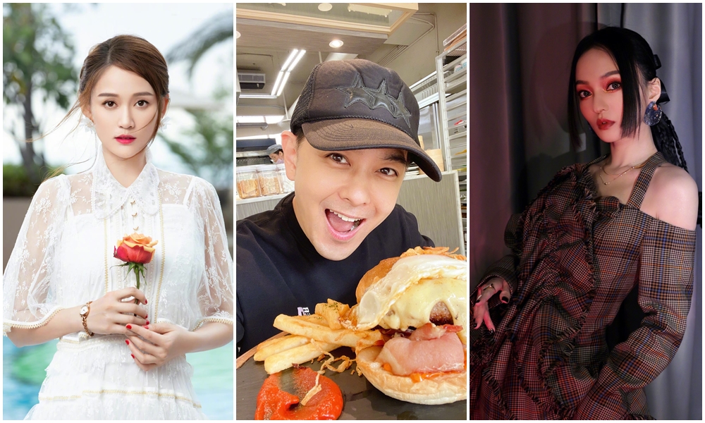 陳喬恩（左起）、林志穎和張韶涵都因參加大陸節目重新翻紅。（翻攝自陳喬恩、林志穎、張韶涵微博）