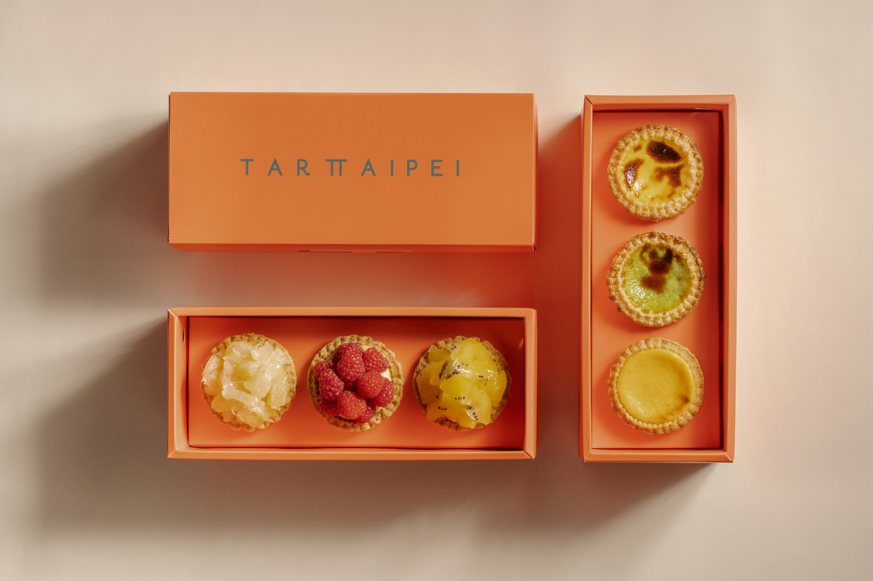 「Tart Taipei」的酥塔目前有11種口味，外送提供3、6、9入3種組合，口味自由選，水果依季節調整。（Tart Taipei提供）