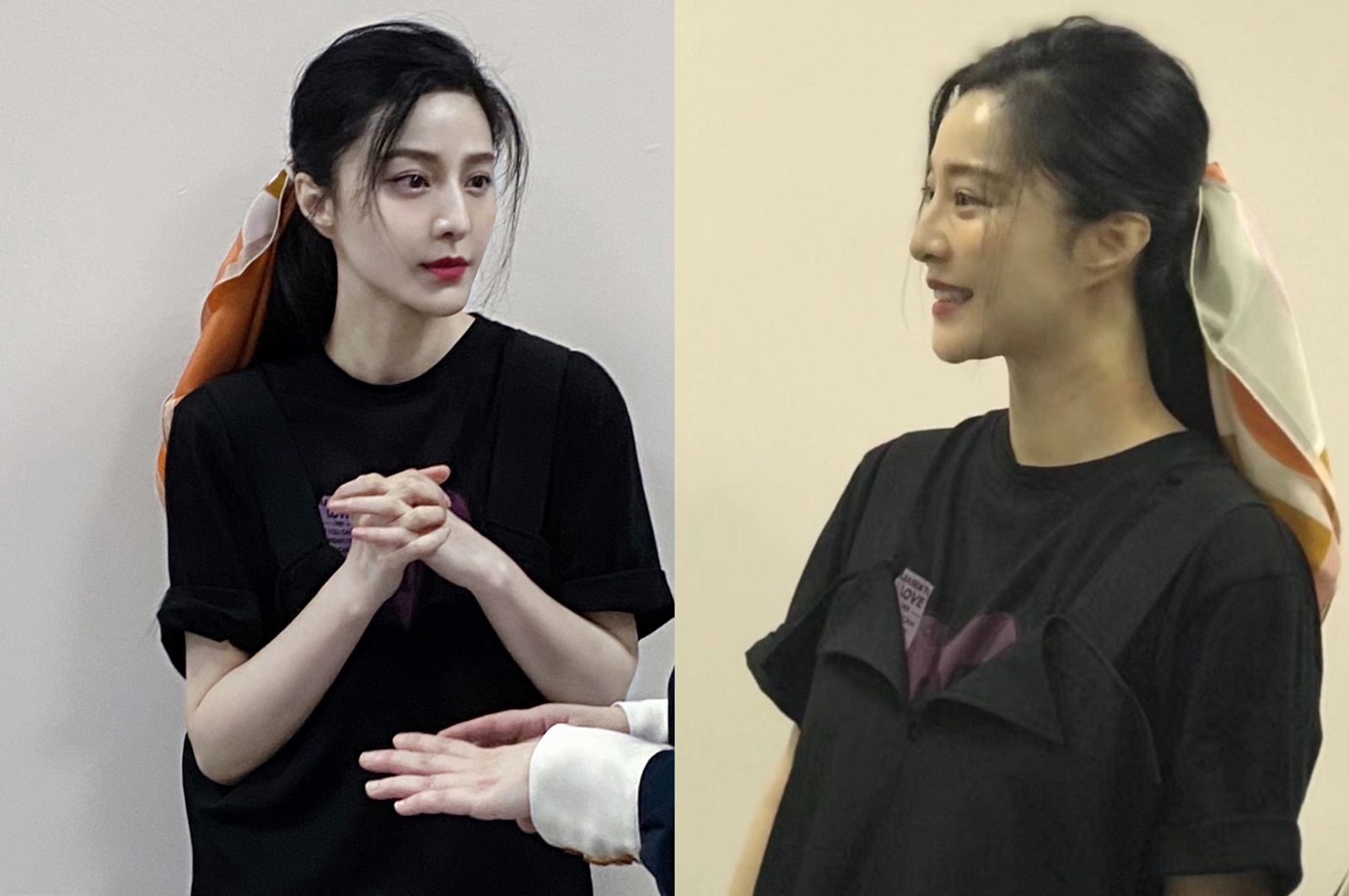 范冰冰日前參加公益活動，被路人拍下照片，要40歲的她容貌依舊美麗。（翻攝自微博）