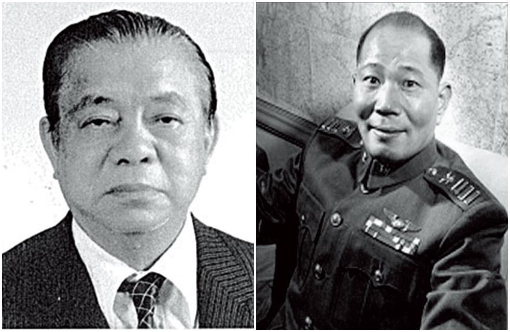 周氏宗親人才輩出,醫界出身的前監察院副院長周百鍊(左)、軍系出身的前省主席周至柔(右)也是其一。(翻攝維基百科)