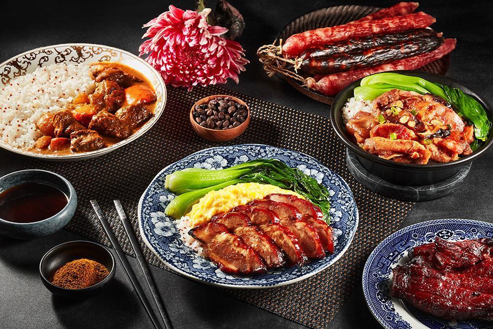 雲端廚房Just Kitchen與大三元酒樓合作推出港式便當。（Just Kitchen提供）  