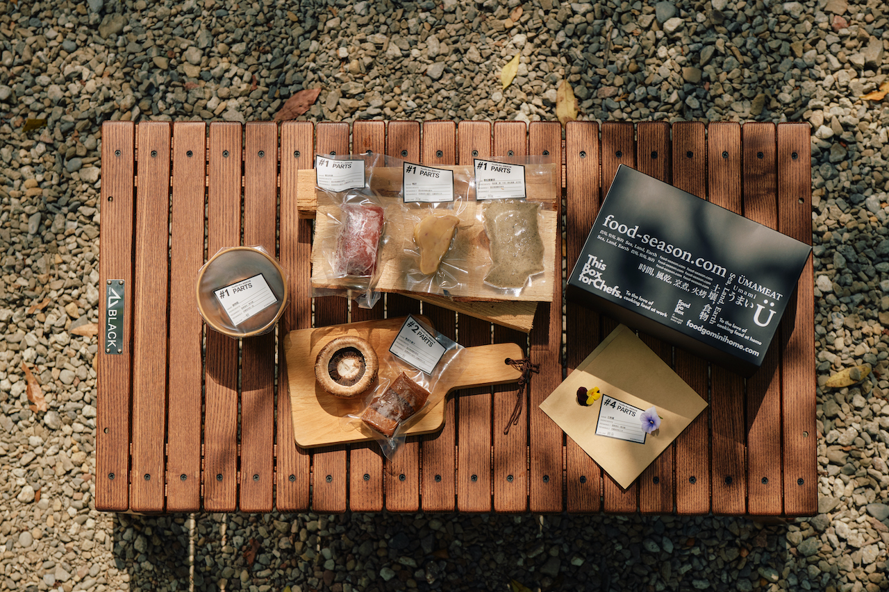 FoodGo Box「特菇羅西尼牛排」開箱長這樣。(FoodGo Box提供)