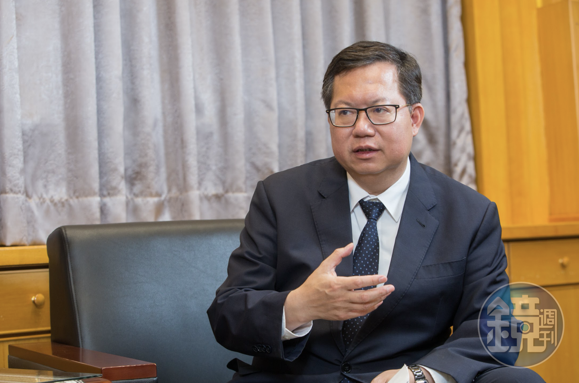 桃園市長鄭文燦今日表示,水情燈號進入橙燈是必然的,將進行2階段限水。(資料照)