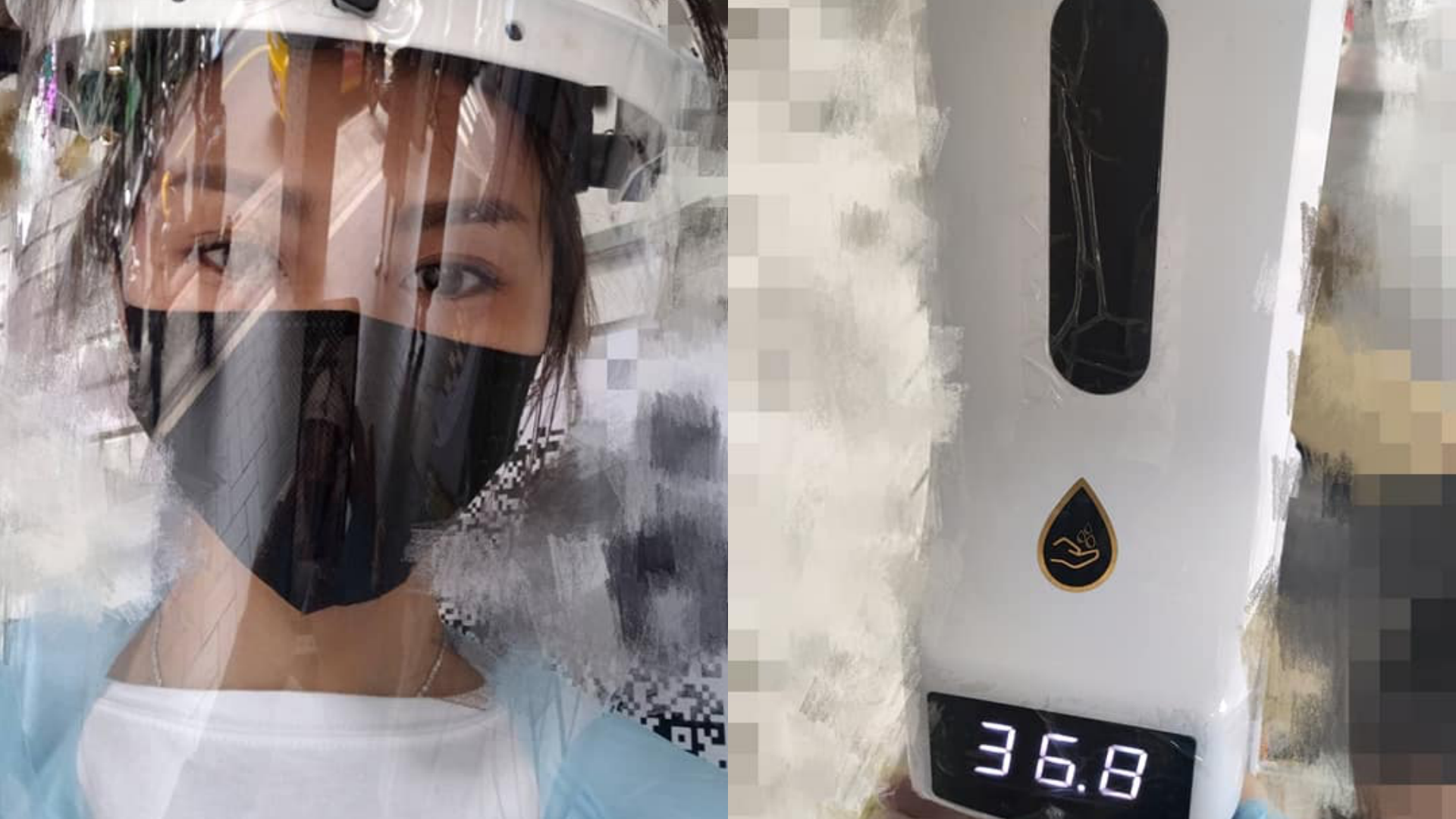 原PO表示自己忙到汗流浹背，還遇到不願配合的民眾，讓她相當無奈。（翻攝自爆怨2公社）