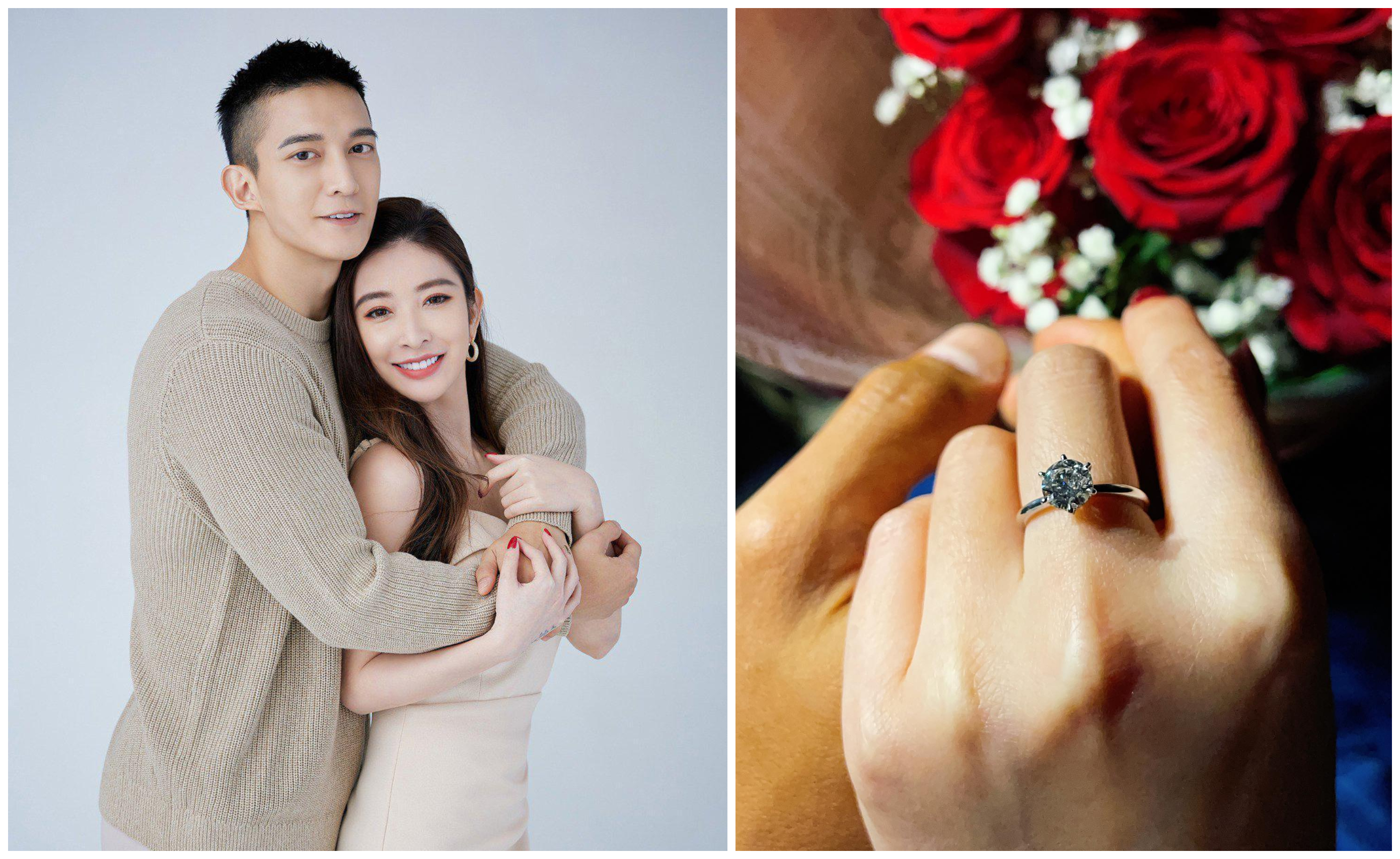 許維恩於520這天曬出戒指照宣布喜訊，點頭嫁給王家梁。（翻攝許維恩臉書）