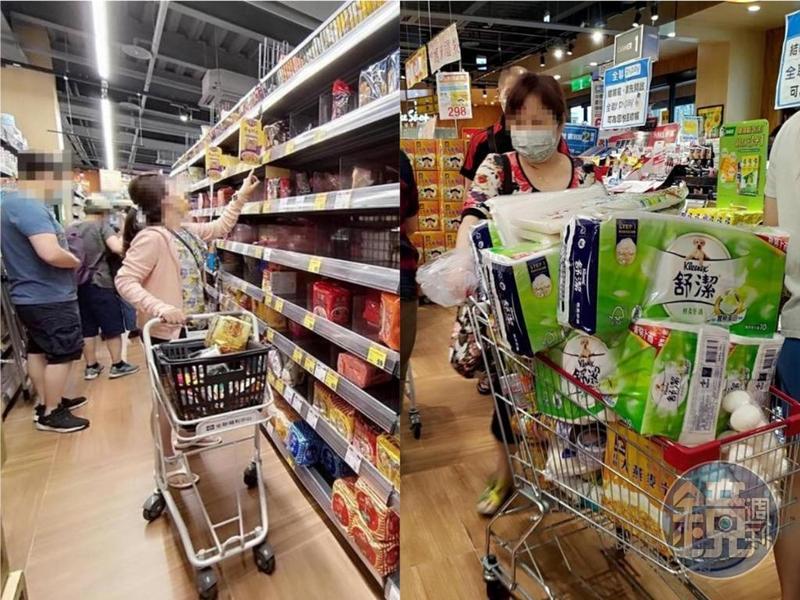 醫護粉專「美的好朋友」,呼籲民眾疫情升溫時,不要一窩蜂衝去賣場採買。(本刊資料照)