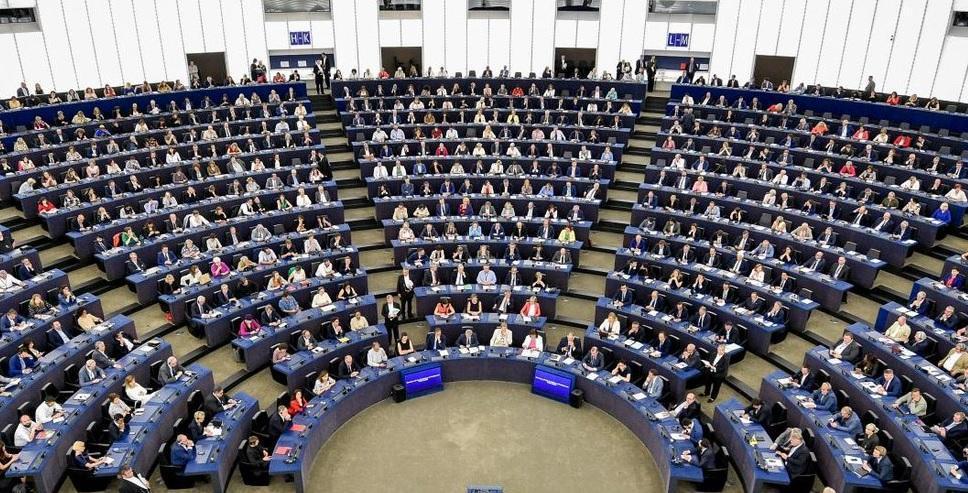 歐洲議會20日表決以壓倒性的票數通過凍結中歐投資協定。(翻攝自推特@EP_President)