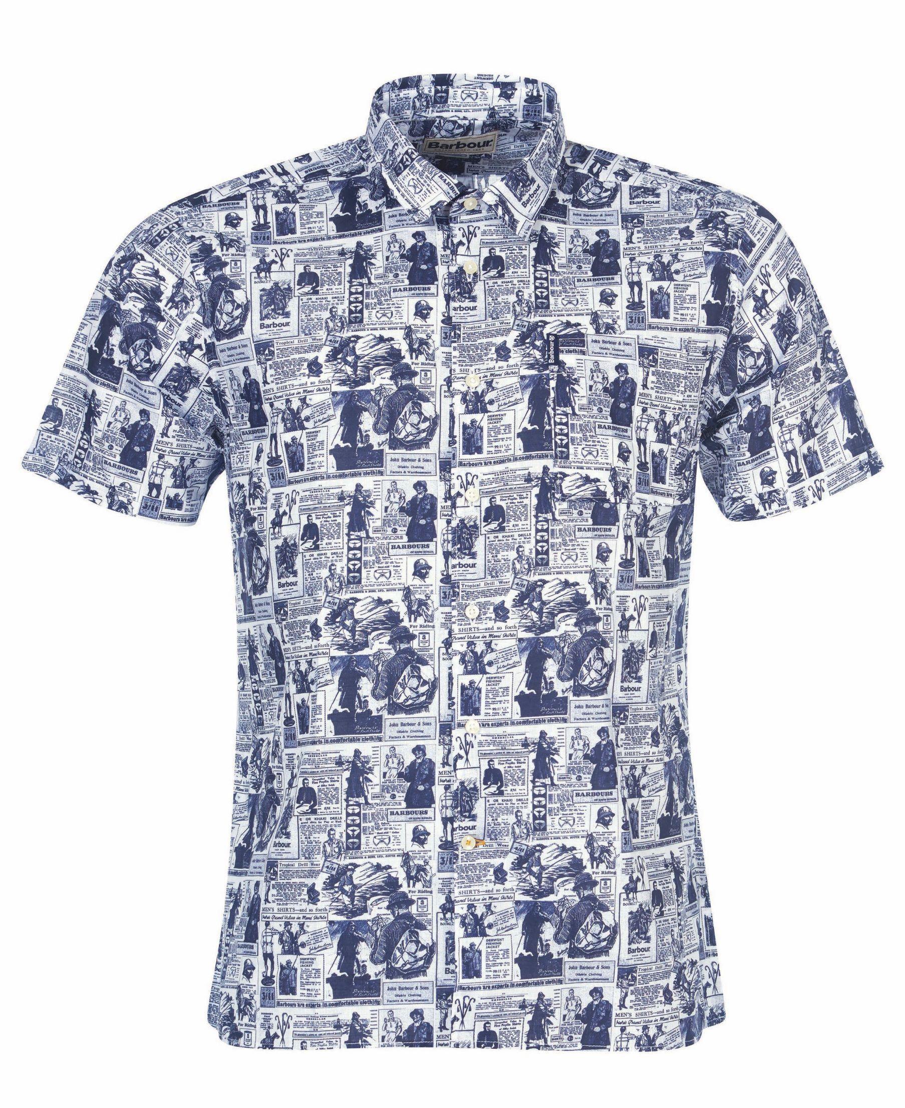 Barbour Summer Print印花襯衫。NT$4,300。（台灣八木通商提供） 