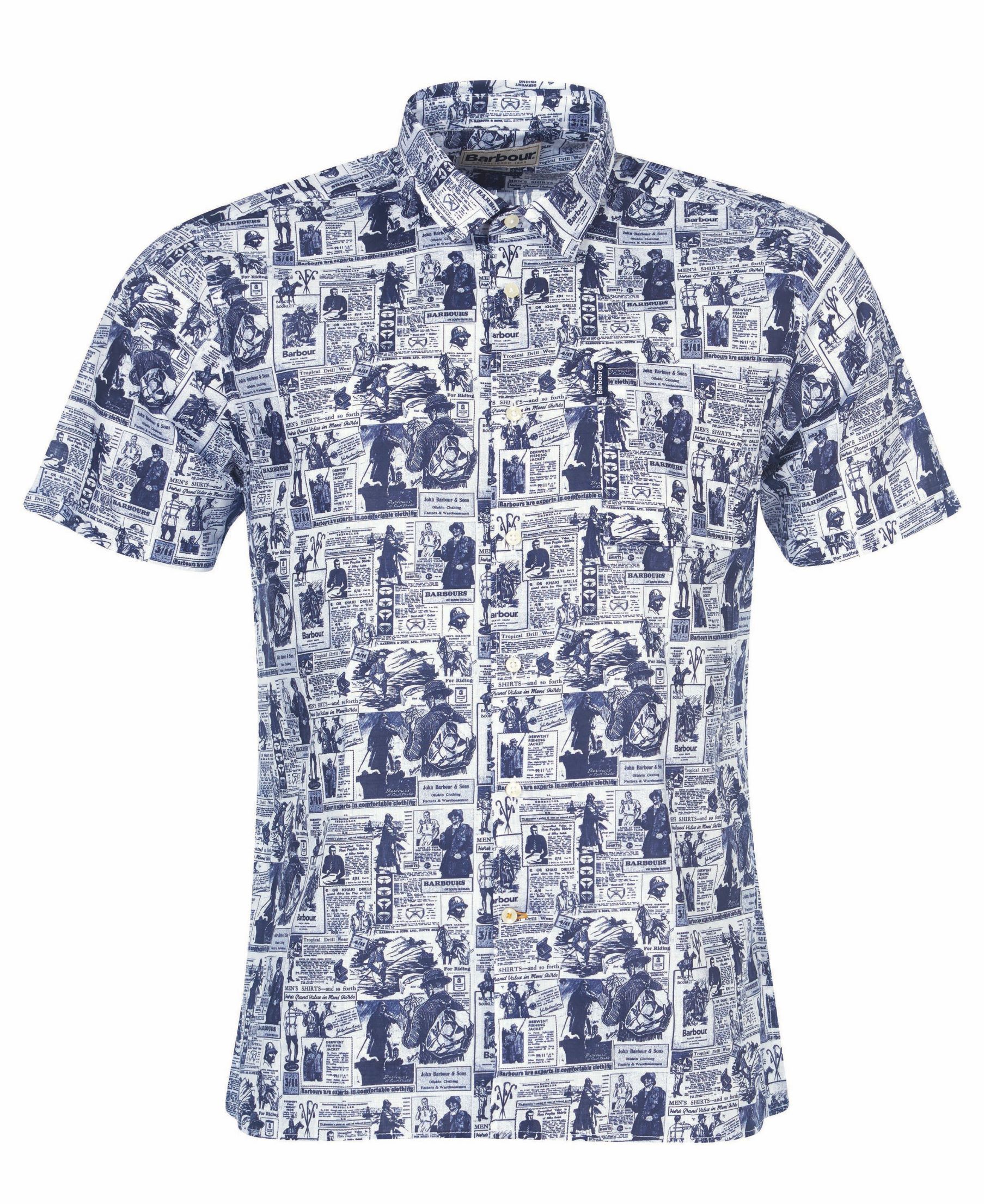 Barbour Summer Print印花襯衫。NT$4,300。(台灣八木通商提供)