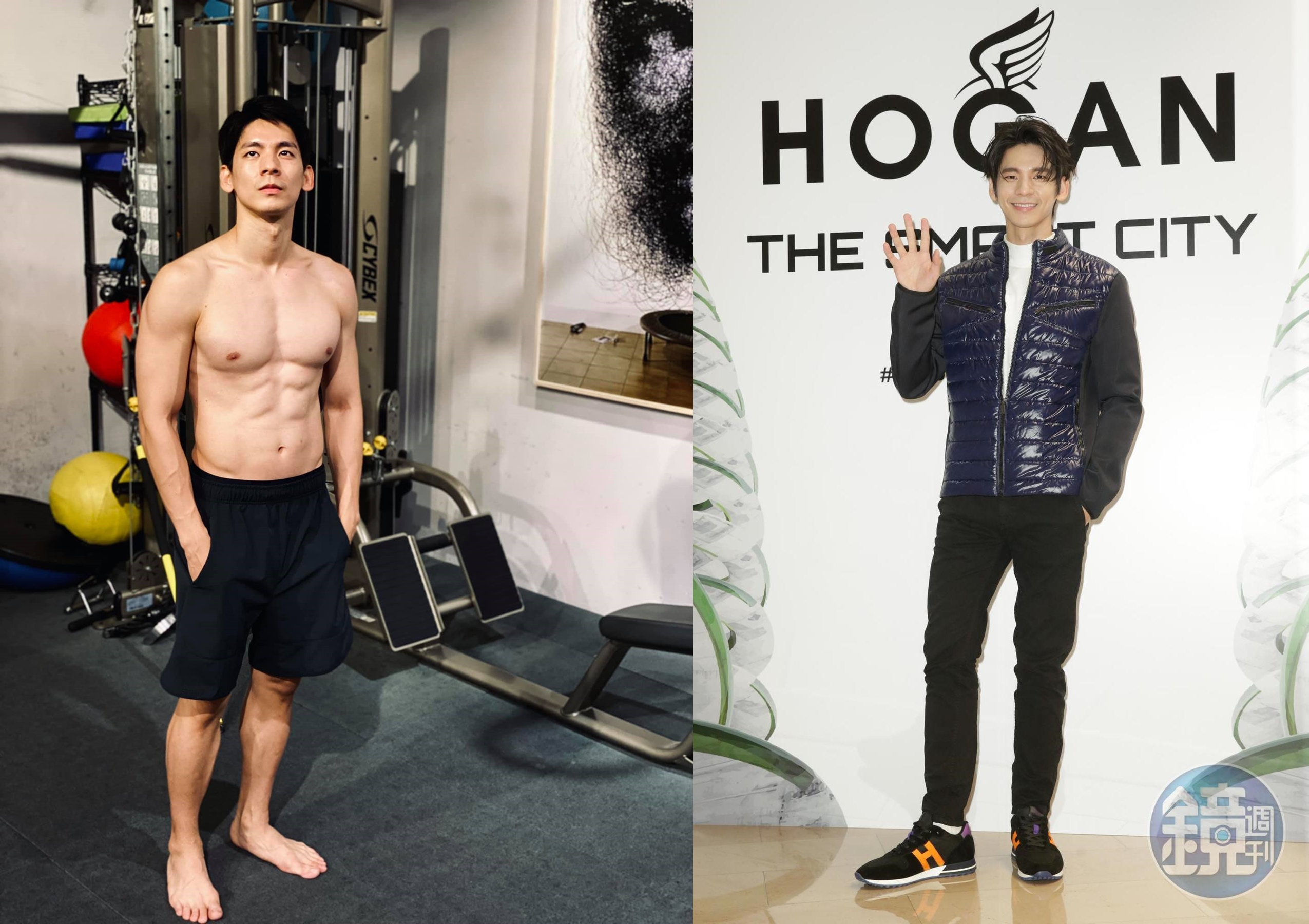 林柏宏在臉書發表長文,分享自己的健身歷程。(翻攝林柏宏臉書、本刊資料照)