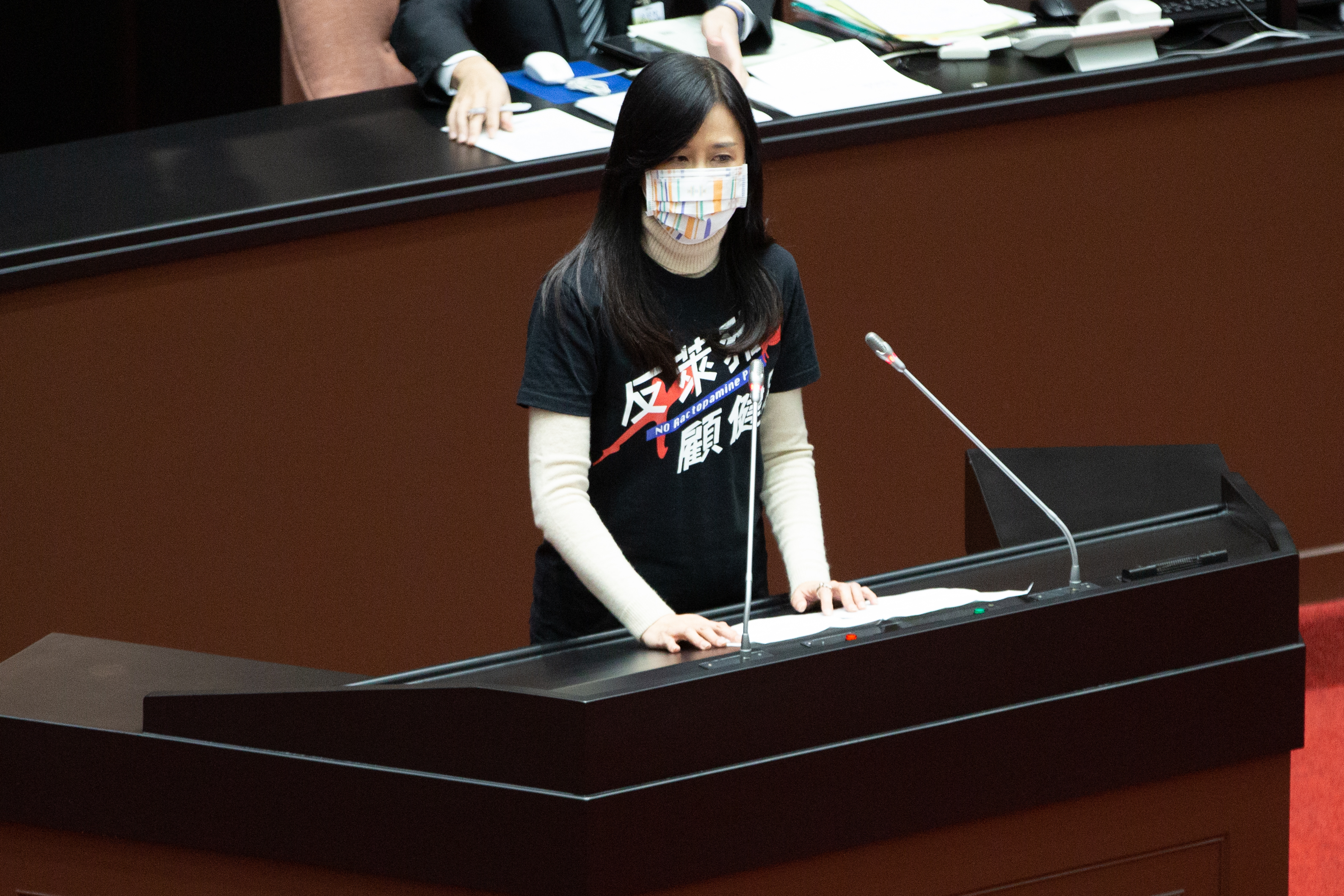 萬美玲今（23日）表示，只停課不停班造成許多家長措手不及。（本刊資料照）