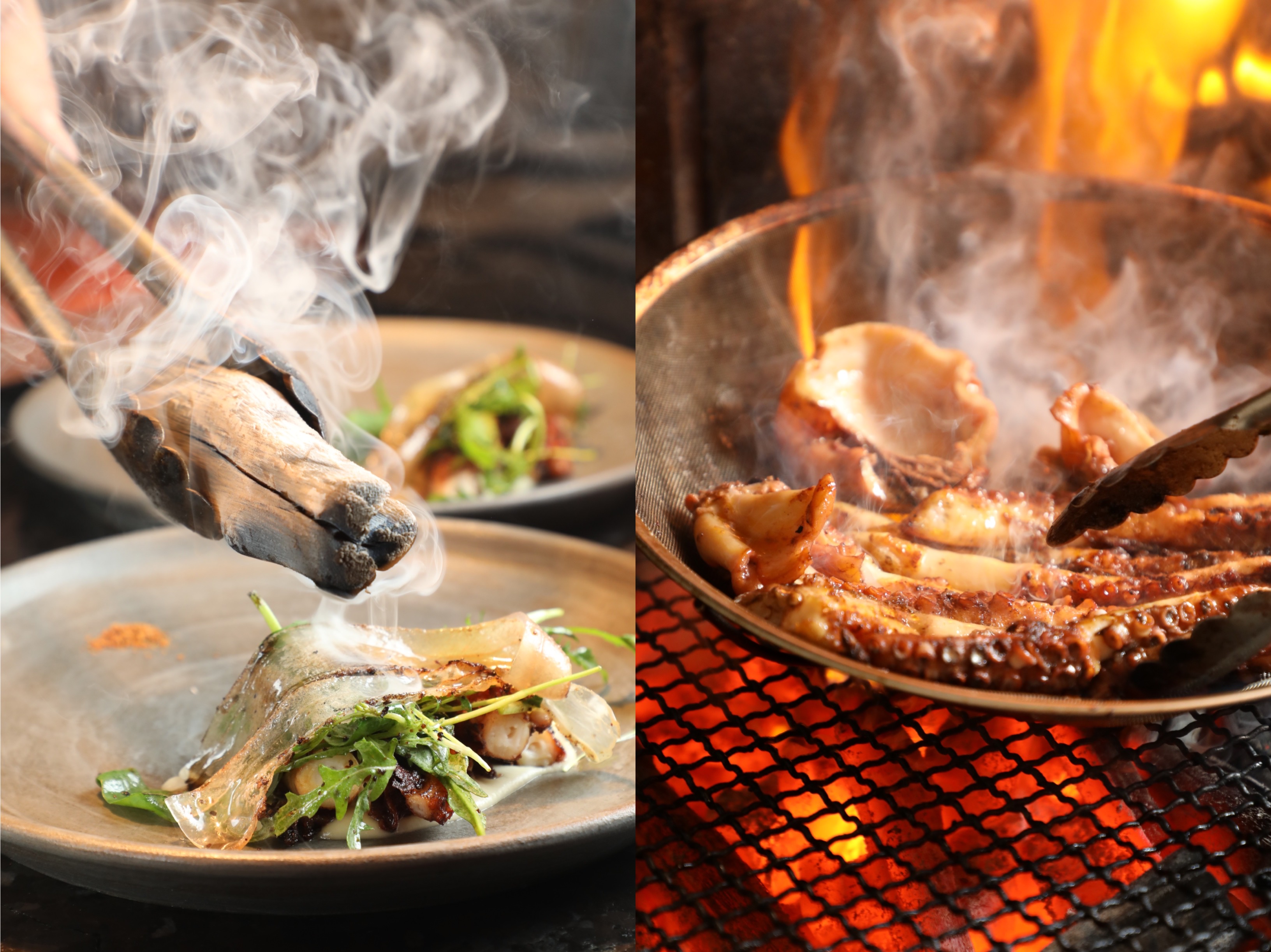 「Marc L³」以炭烤貫串整個套餐，手法細膩。