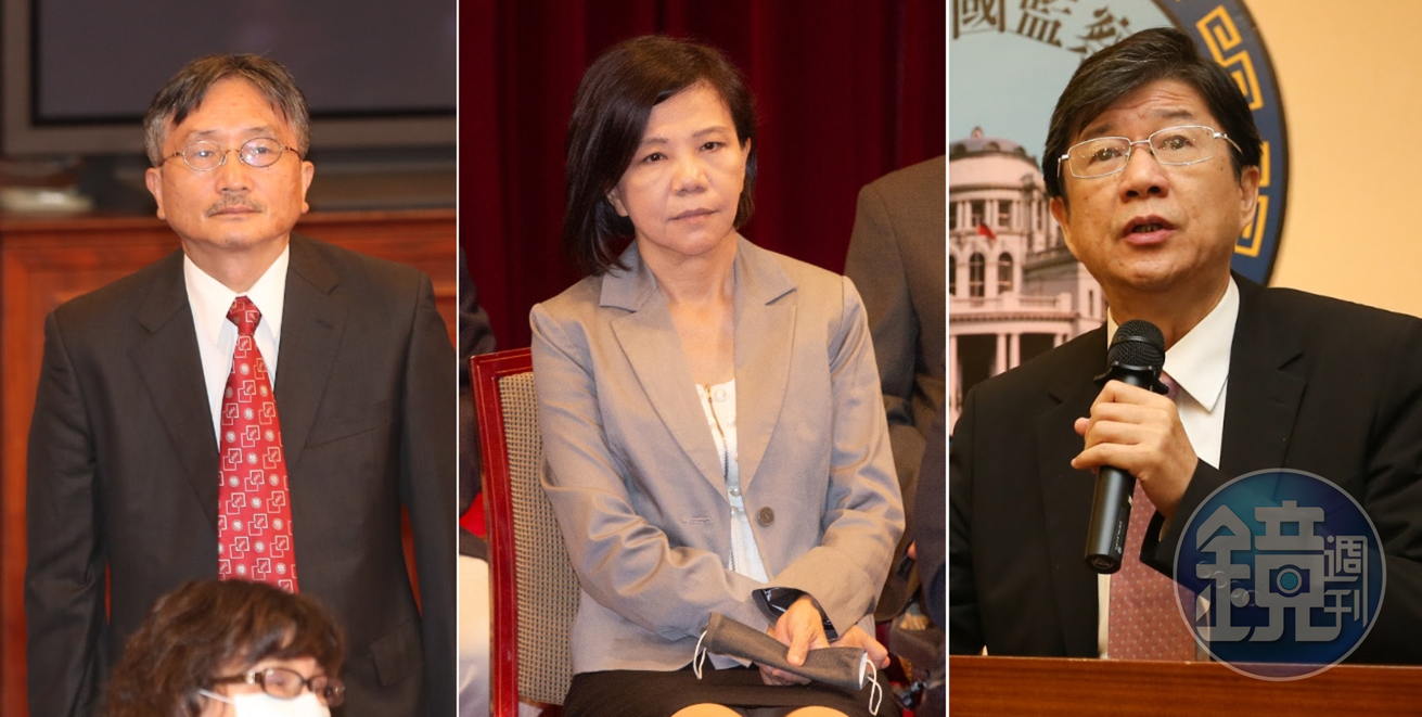 監委賴鼎銘(左起)、葉宜津、蔡崇義發出新聞稿,表示將針對喬建中釀成玉山森林大火一事展開調查。(本刊資料照)