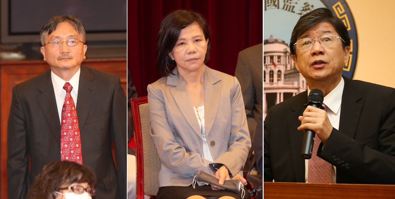 監委賴鼎銘（左起）、葉宜津、蔡崇義發出新聞稿，表示將針對喬建中釀成玉山森林大火一事展開調查。（本刊資料照）