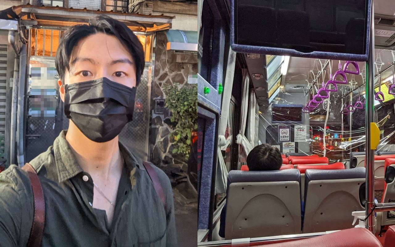 吳崢昨晚po文表示，自己快篩呈現陽性反應，「突然就被送上車載走了…好不真實。」（翻攝自吳崢臉書）