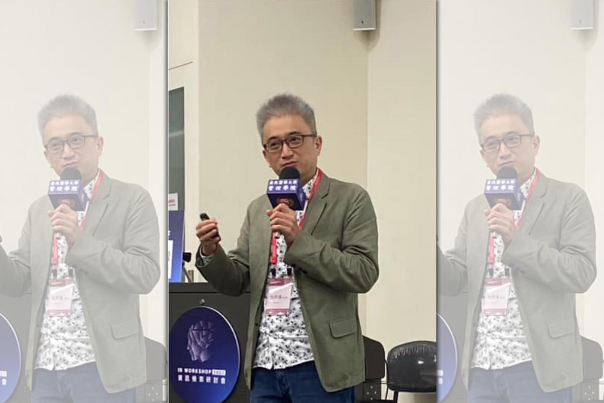 有「PTT之父」稱號的杜奕瑾批評林瑋豐，表示沒看過這種全裸的網軍。（翻攝自杜奕瑾臉書）