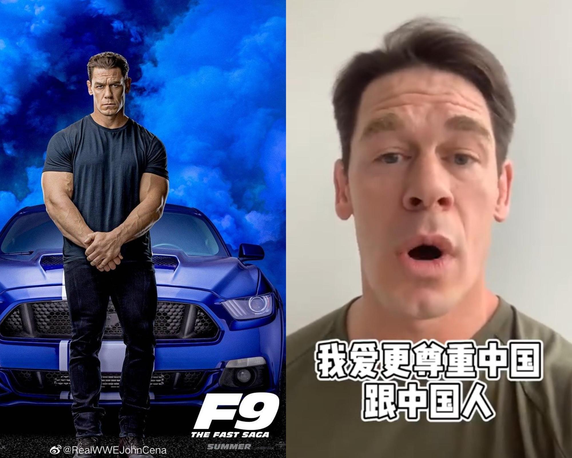 約翰希南接受台媒採訪時將台灣列為「國家」，慘遭對岸小粉紅出征，逼他道歉。（約翰希南IG）