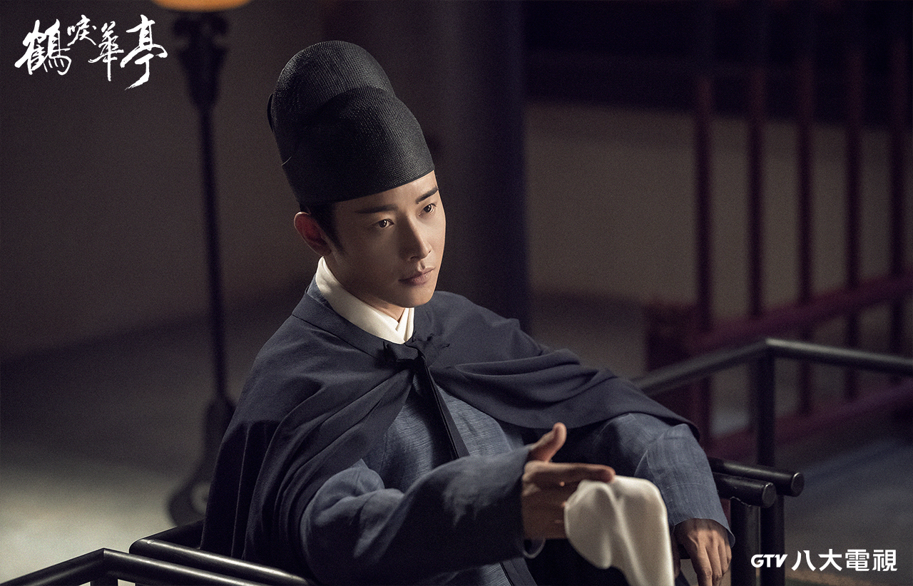 羅晉在《鶴唳華亭》中飾演太子。（八大提供）