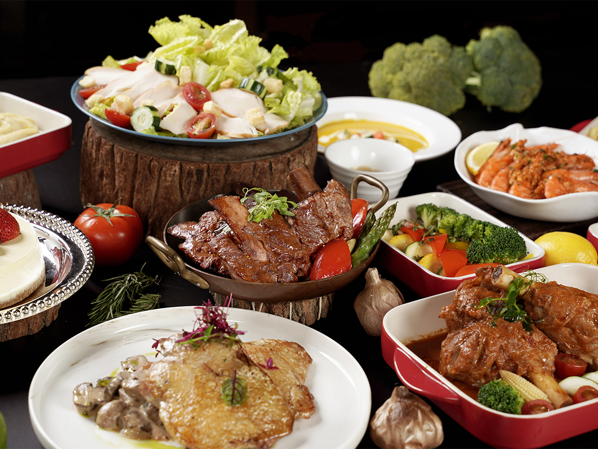 歐式料理4人套餐中有許多費工菜色,算起來非常划算。(雲朗觀光提供)