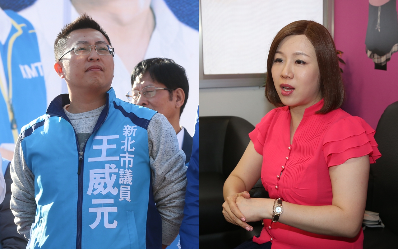 新北市議員王威元（左）、劉美芳（右）共同建議學校提前放暑假。（本刊資料照）