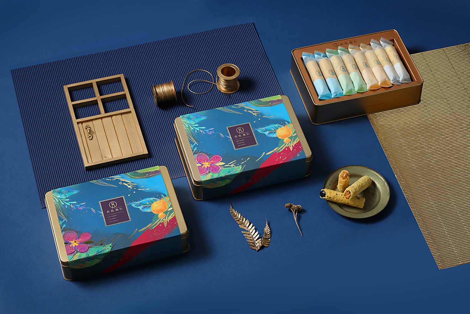 知名灌餡蛋捲品牌「青鳥旅行」於端午節期間推出「疫起加油！」專案。（青鳥旅行提供）