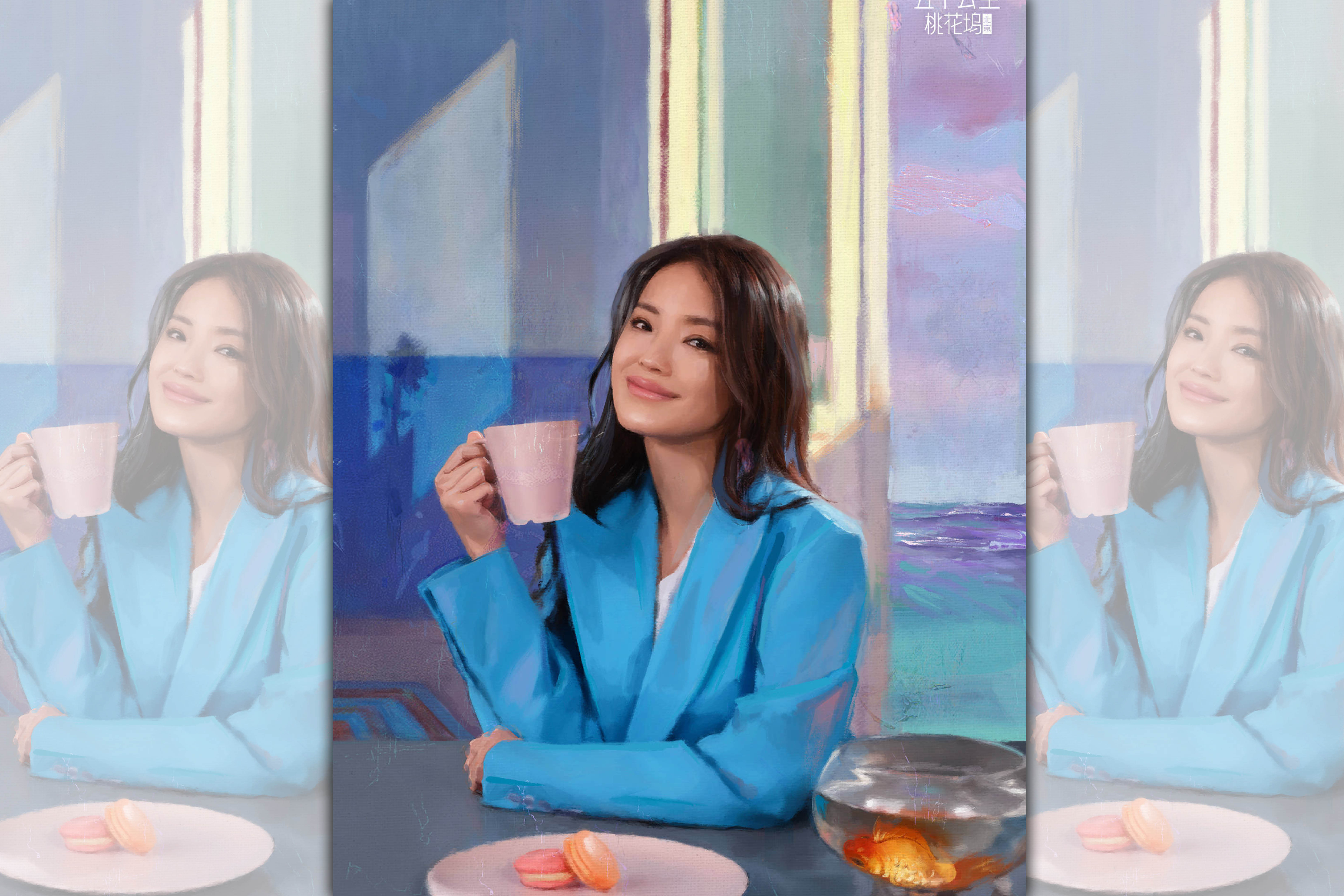 近日舒淇參加真人秀《五十公里桃花塢》。（翻攝自舒淇微博）