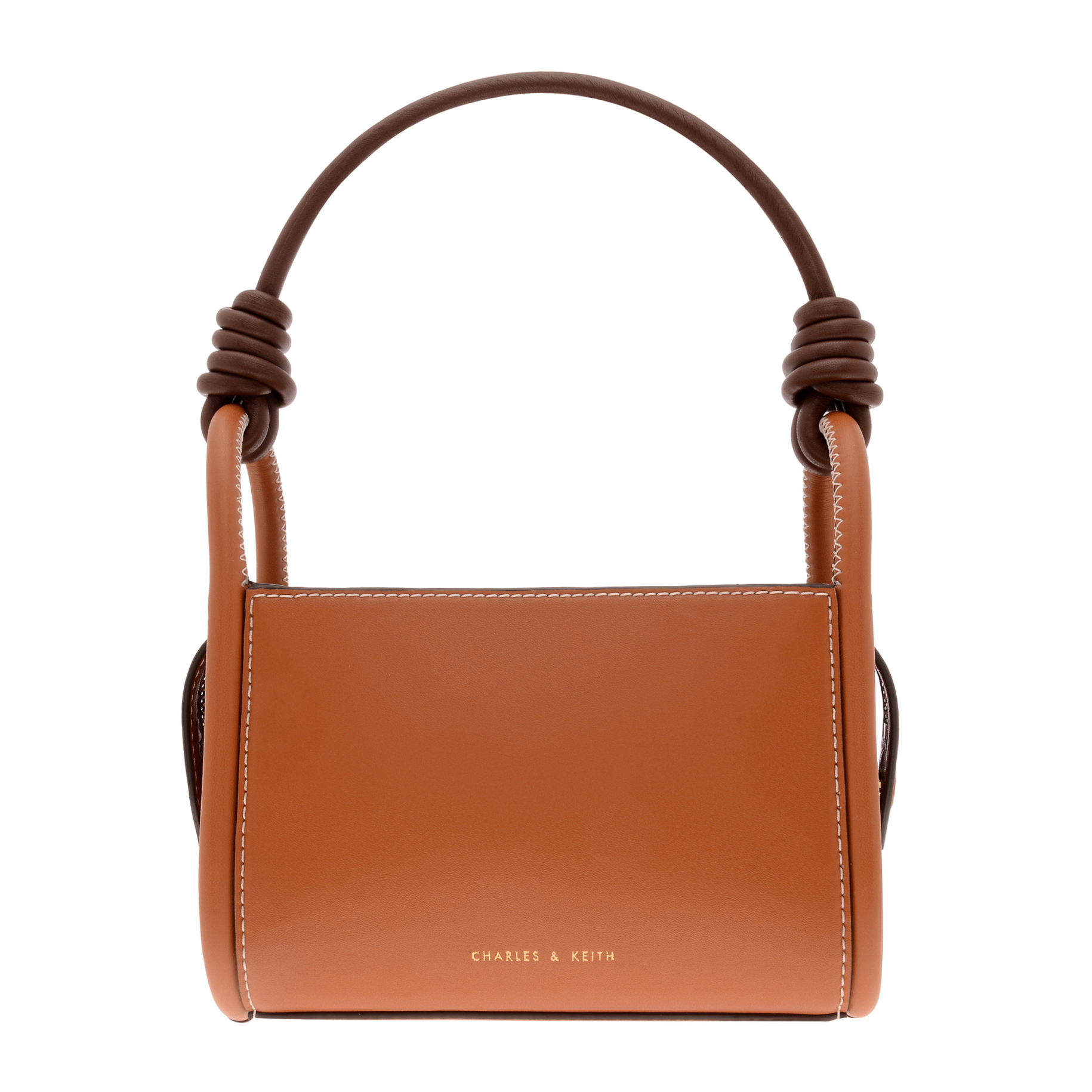扭結裝飾結構方包NT$1,890 CHARLES & KEITH（CHARLES & KEITH提供）