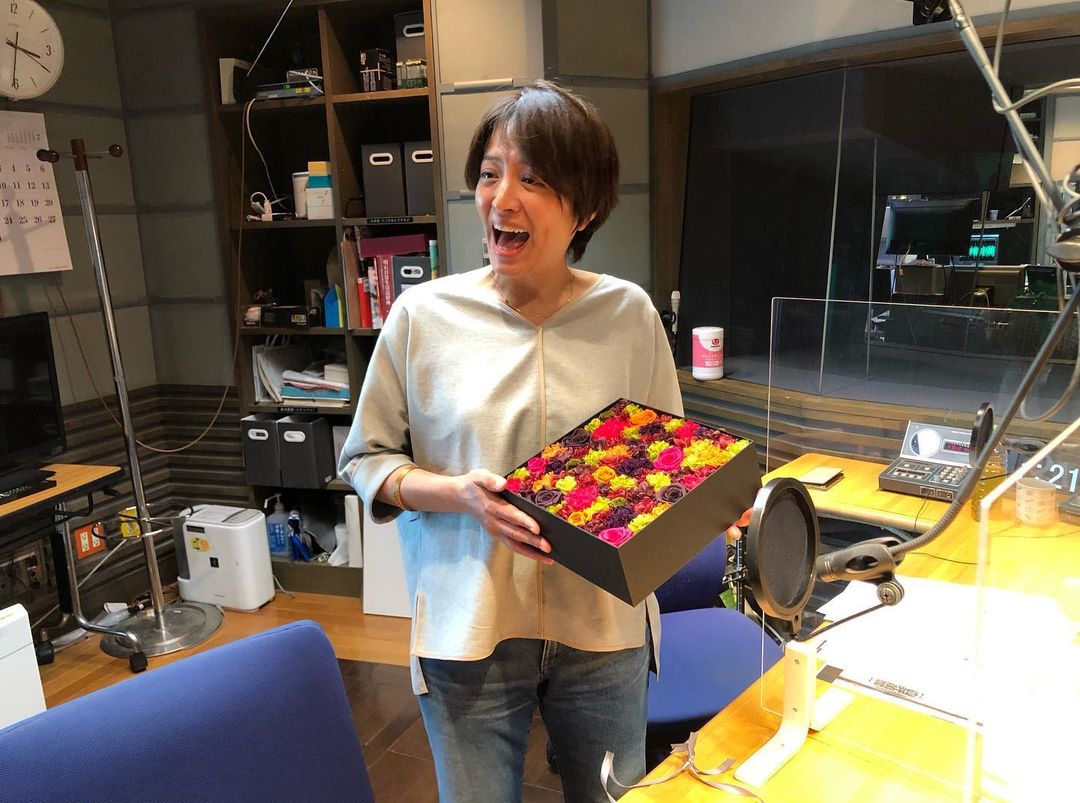 赤江珠緒因新冠肺炎停工近2個月，去年6月復工。（翻攝自IG@tamamusubi905954）