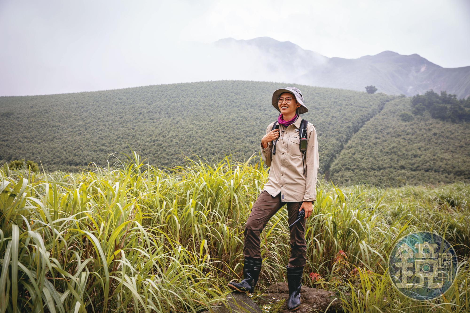 林書瑄熱愛爬山，在30歲前考取巡山員資格。